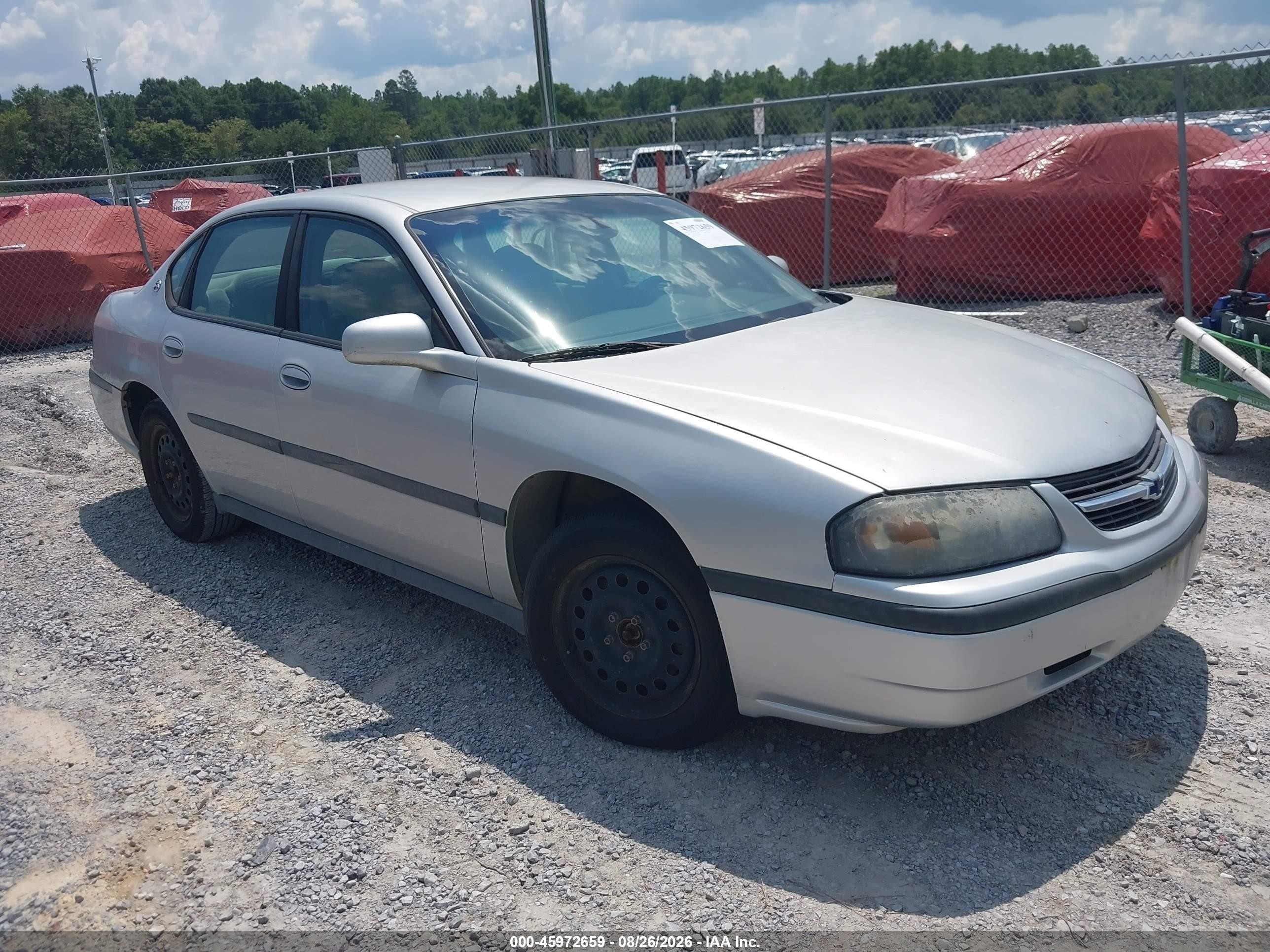 2004 Chevrolet Impala   Silver vin: 2G1WF52E049305968