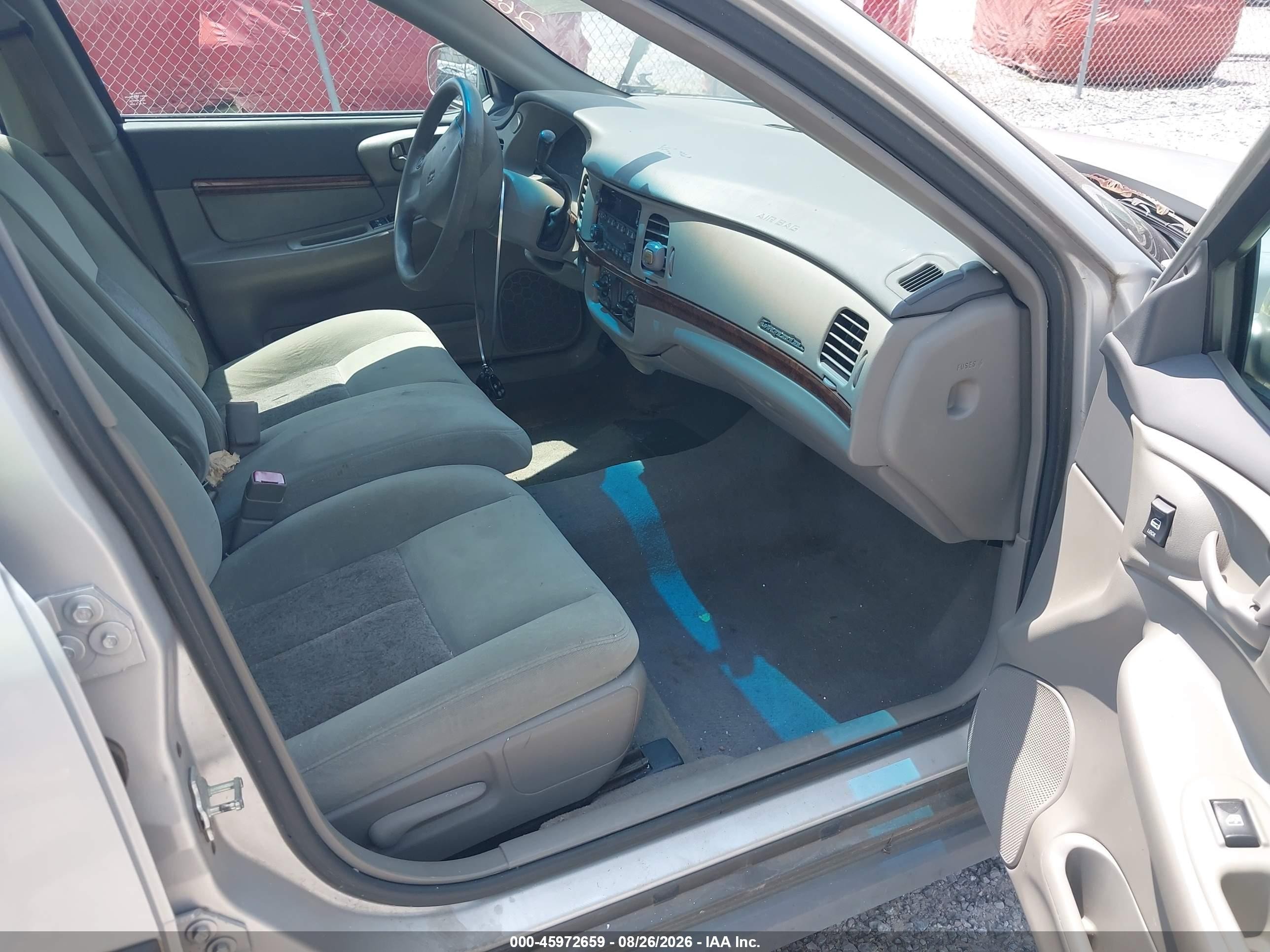 2004 Chevrolet Impala   Silver vin: 2G1WF52E049305968