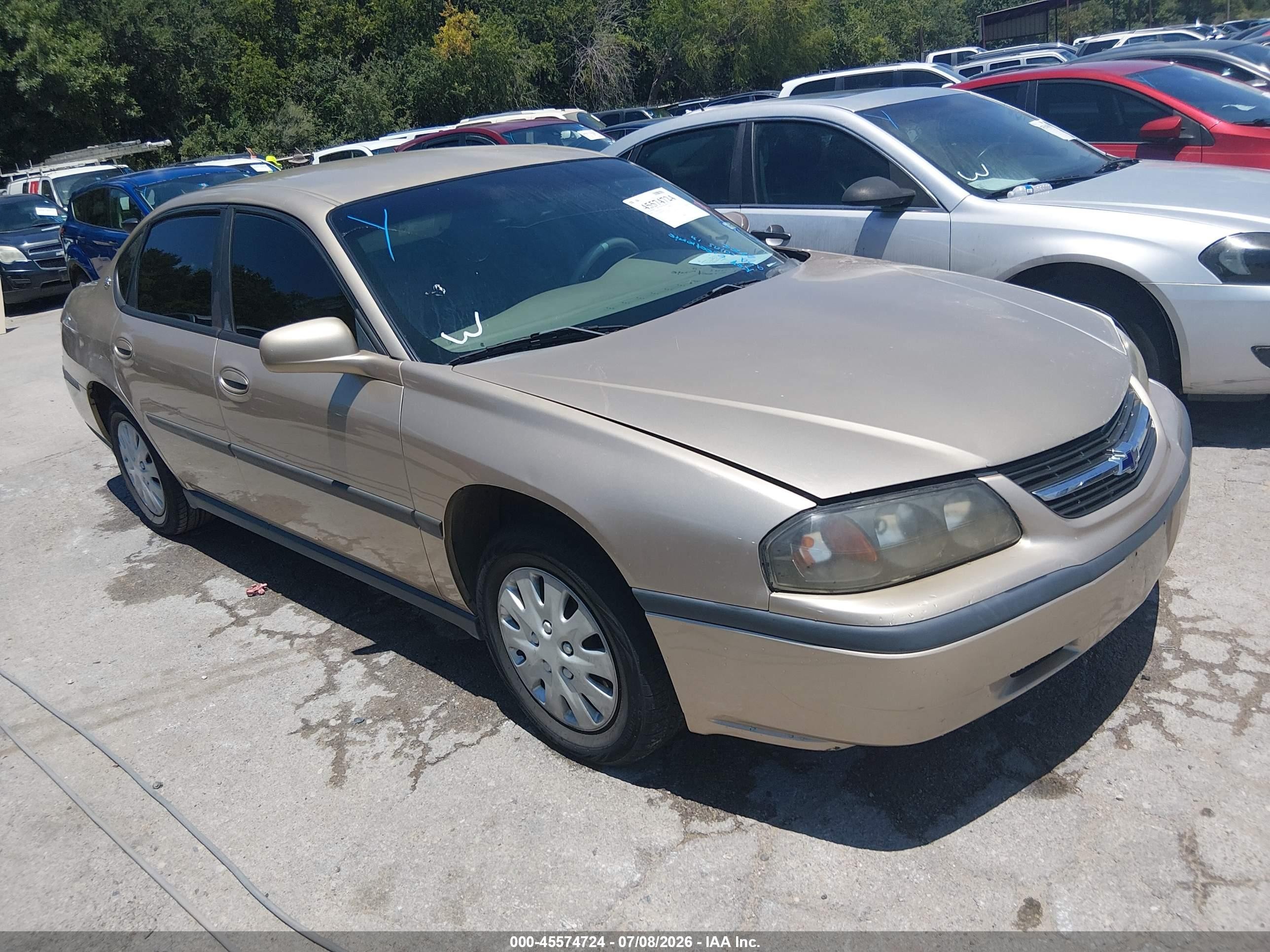 2004 Chevrolet Impala   Tan vin: 2G1WF52E049436298