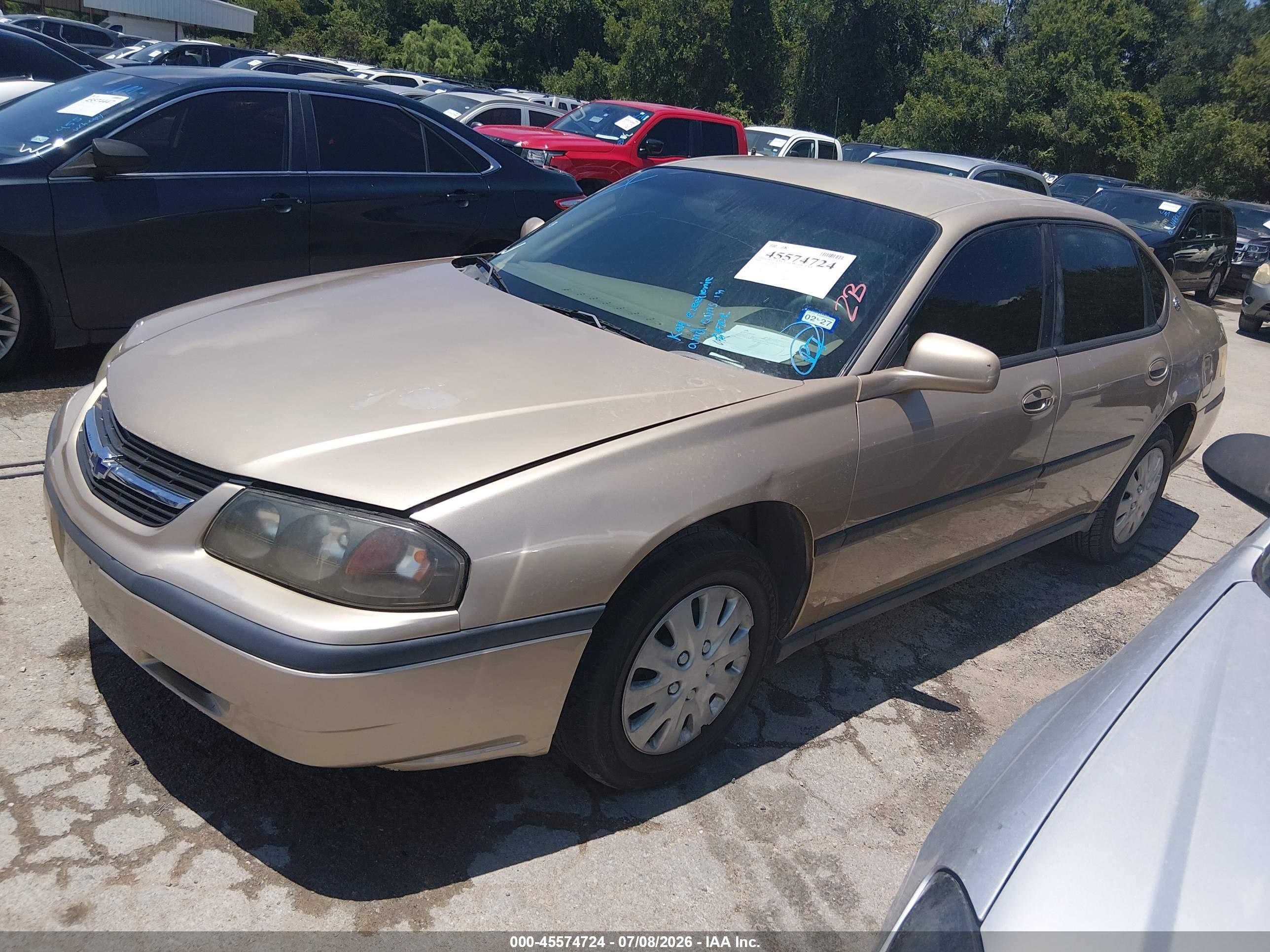 2004 Chevrolet Impala   Tan vin: 2G1WF52E049436298