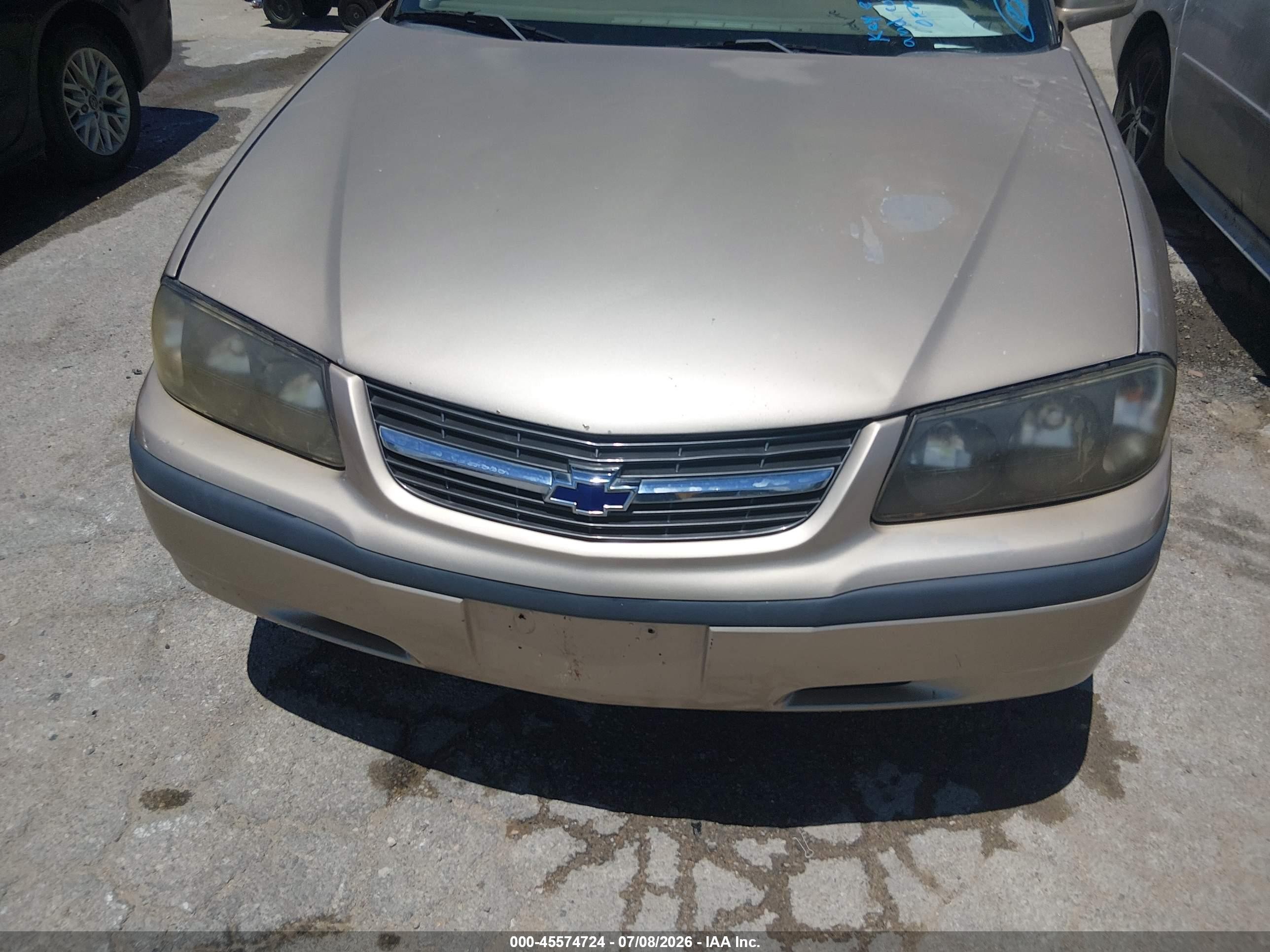 2004 Chevrolet Impala   Tan vin: 2G1WF52E049436298