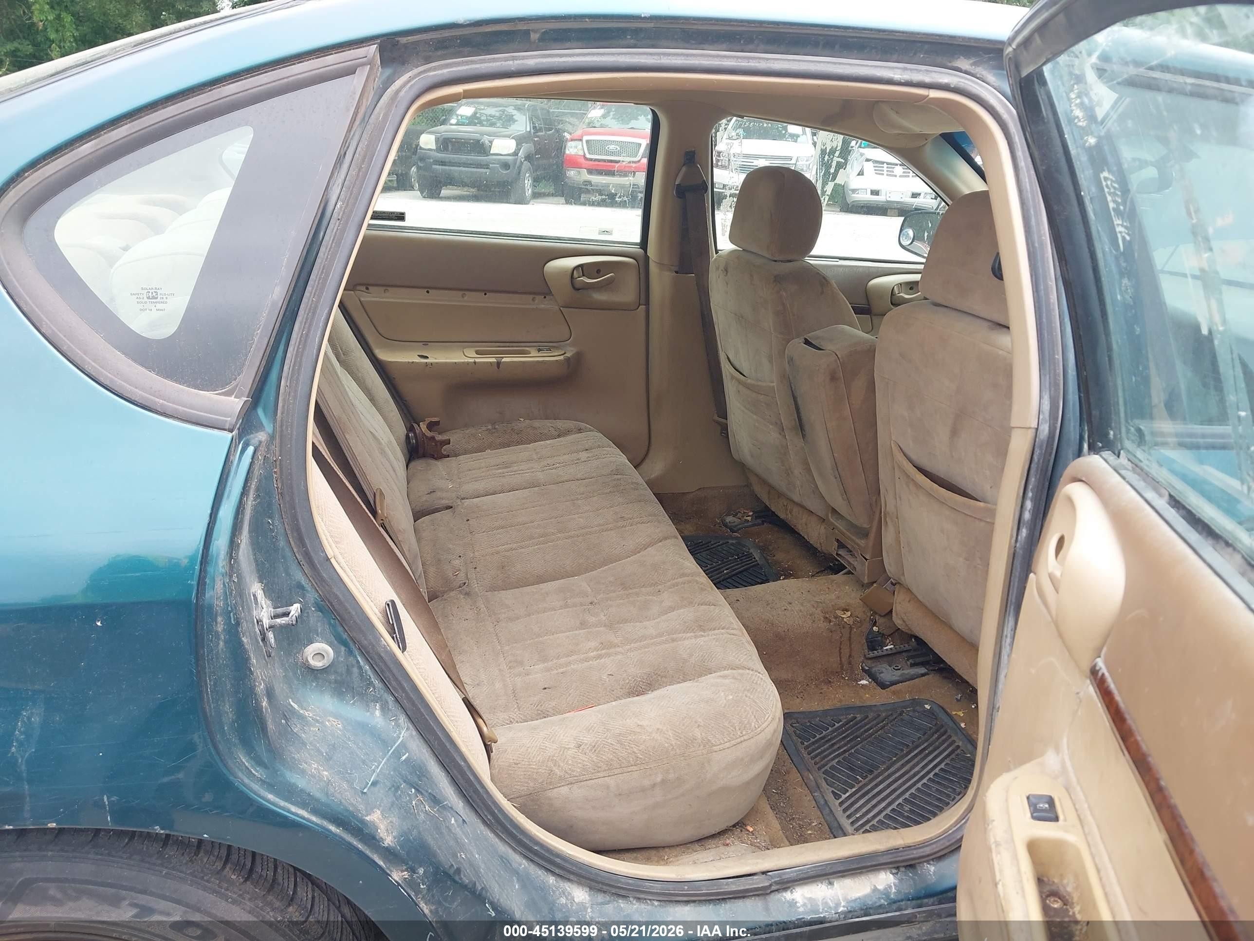 2000 Chevrolet Impala   Зеленый vin: 2G1WF52E0Y9131910