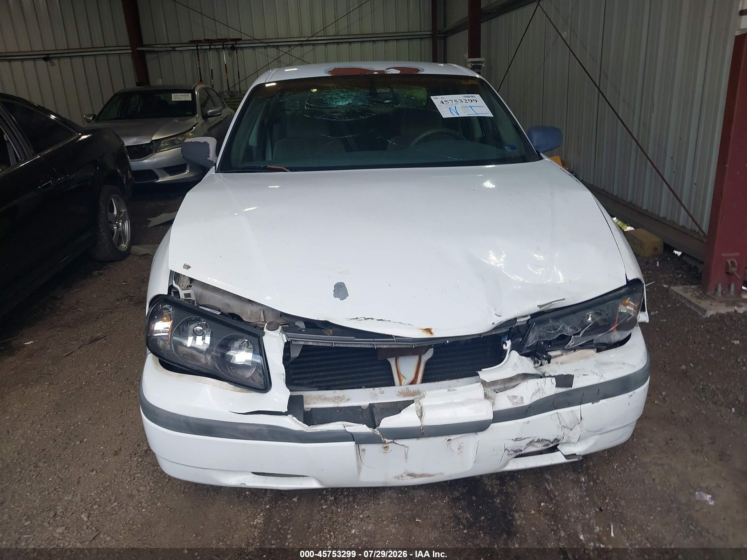 2000 Chevrolet Impala   White vin: 2G1WF52E0Y9152319