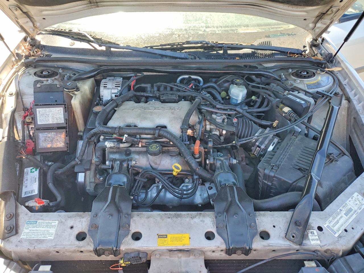 2001 Chevrolet Impala Silver vin: 2G1WF52E119222562