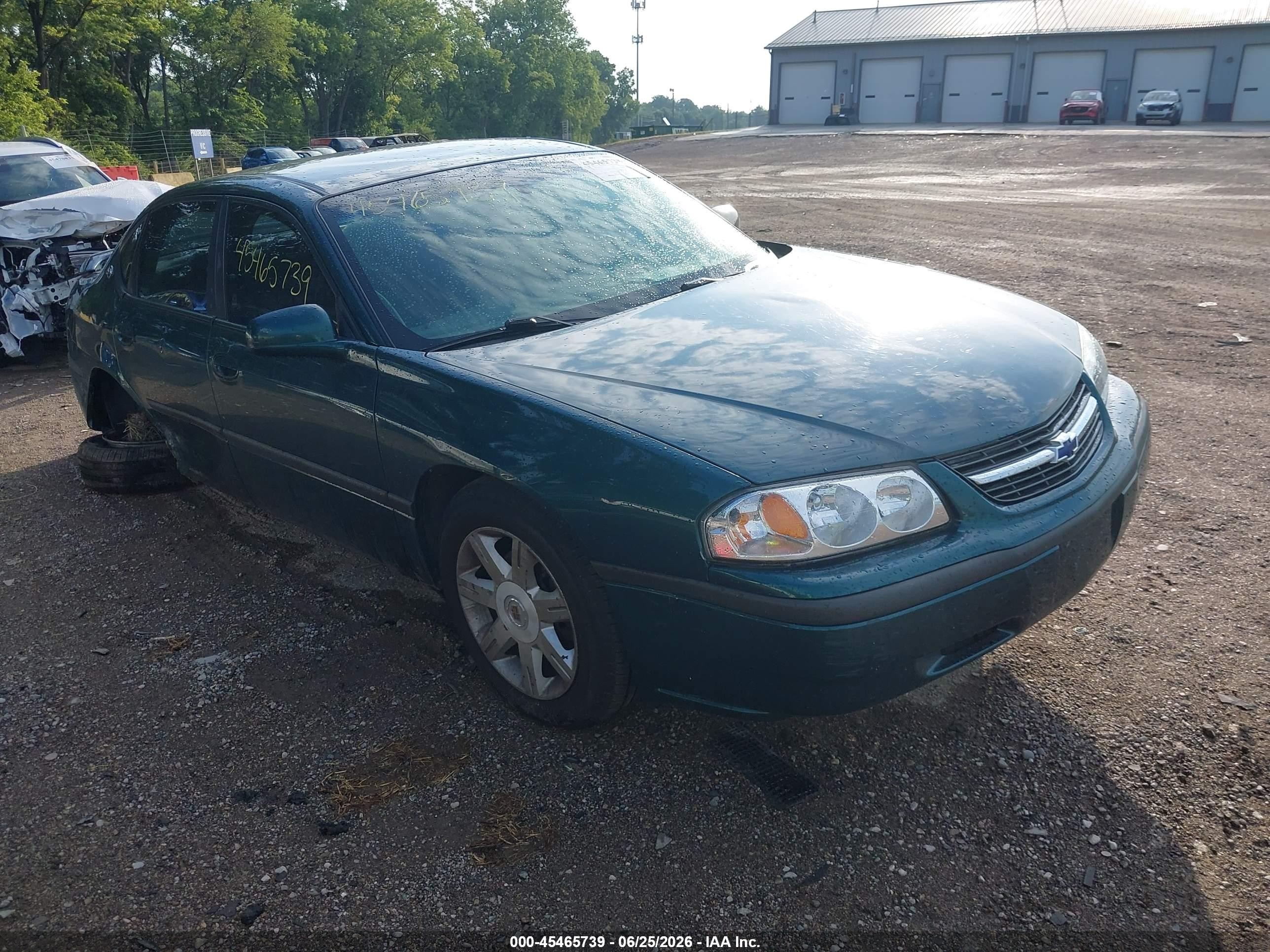 2001 Chevrolet Impala   Green vin: 2G1WF52E119245582