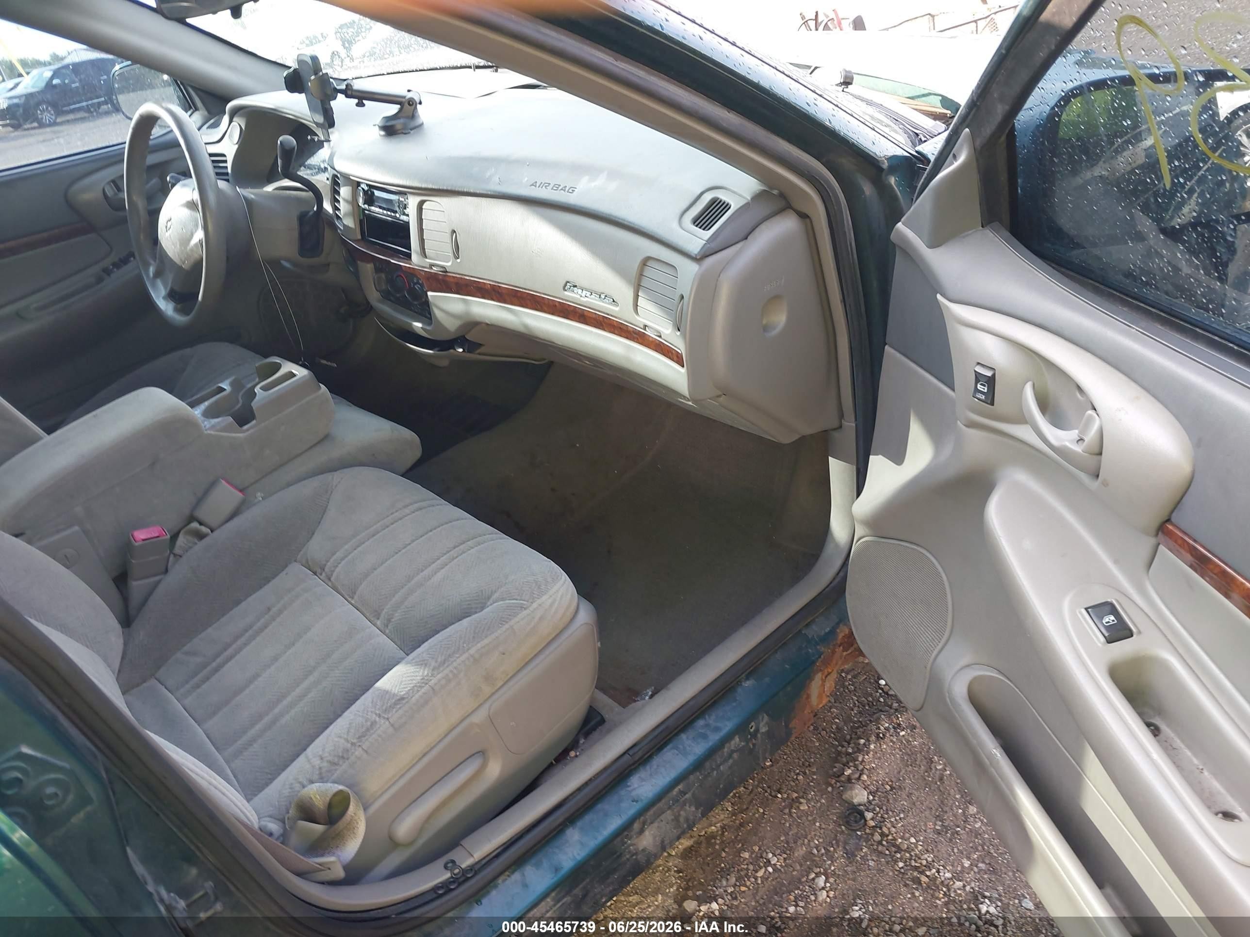 2001 Chevrolet Impala   Green vin: 2G1WF52E119245582