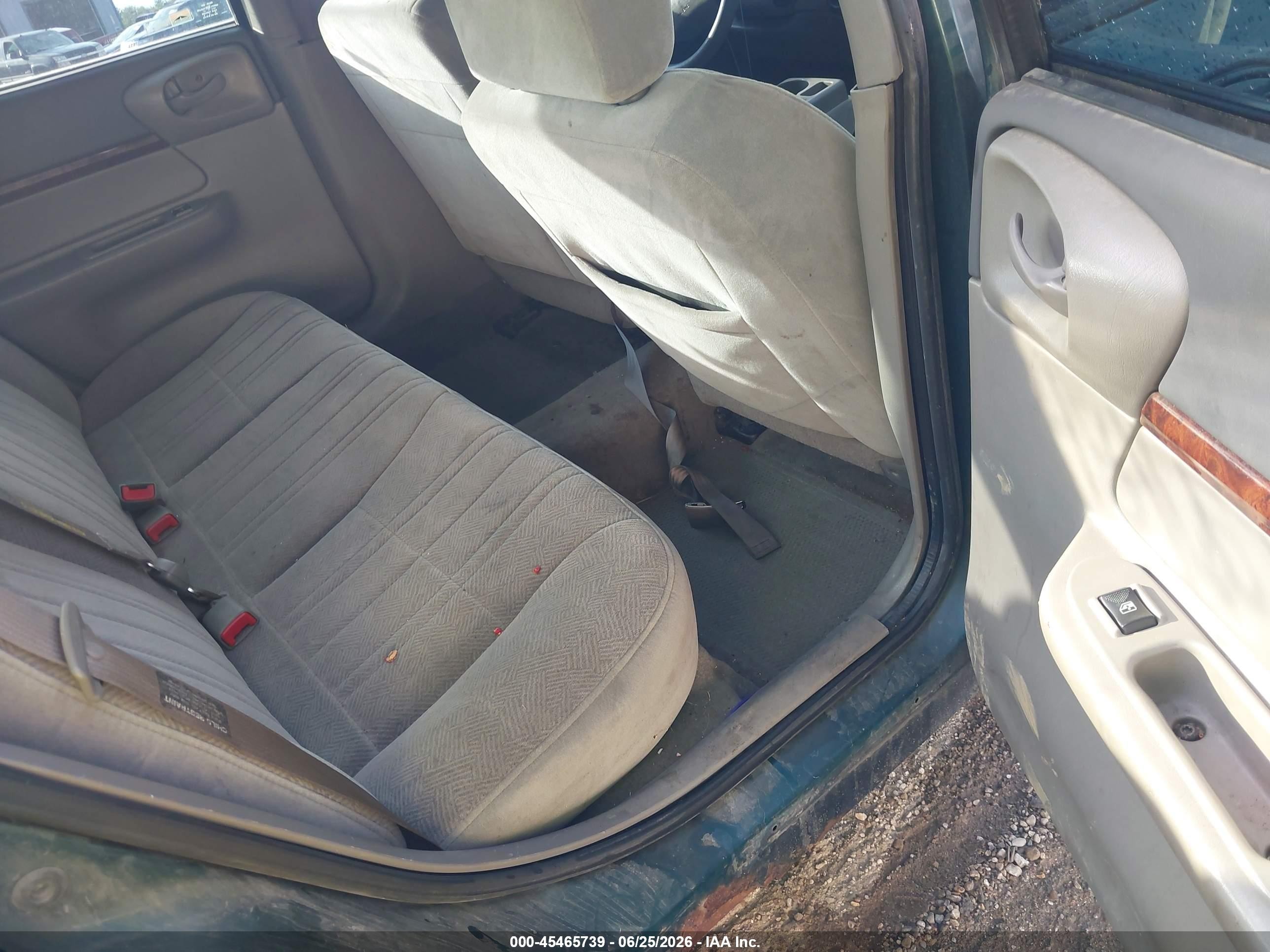 2001 Chevrolet Impala   Green vin: 2G1WF52E119245582