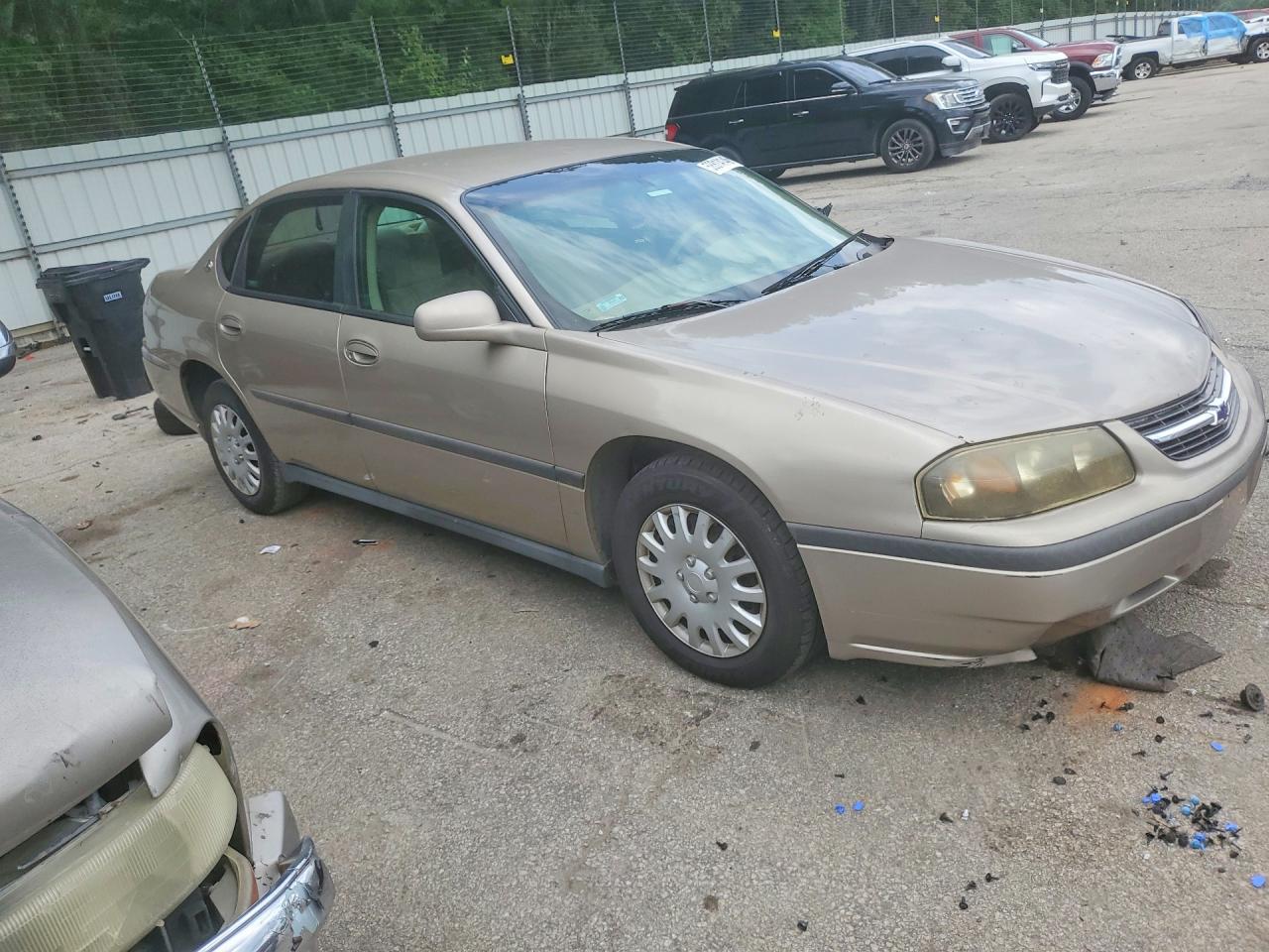 2001 Chevrolet Impala Коричневый vin: 2G1WF52E119283443