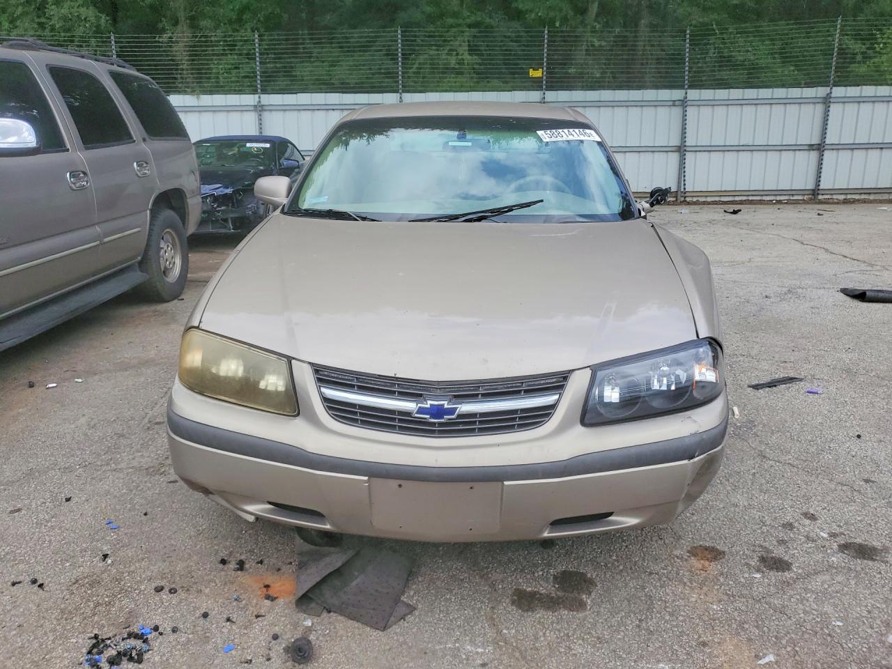 2001 Chevrolet Impala Коричневый vin: 2G1WF52E119283443