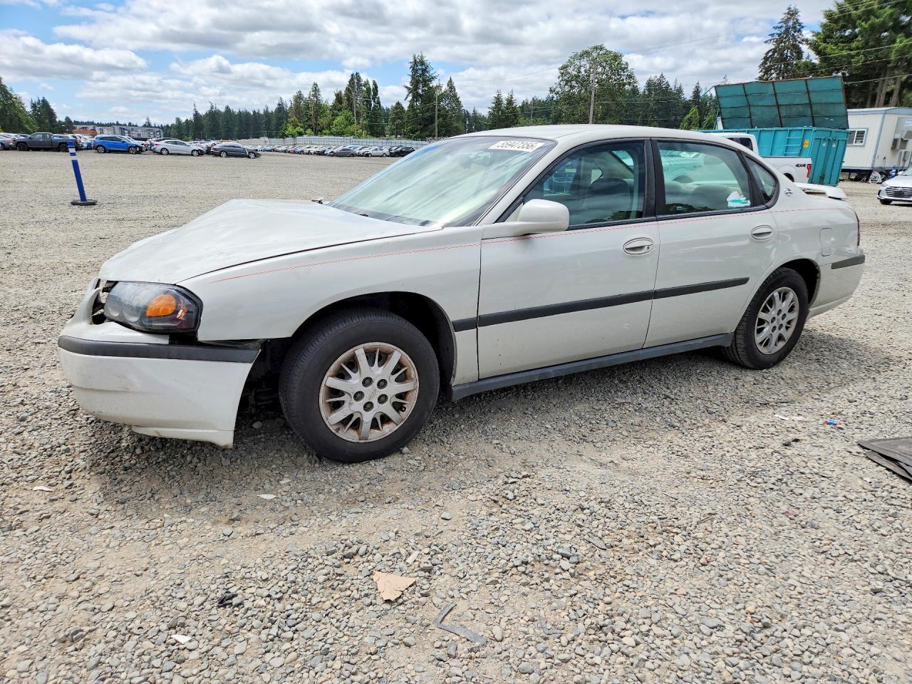 2003 Chevrolet Impala Gray vin: 2G1WF52E139223102