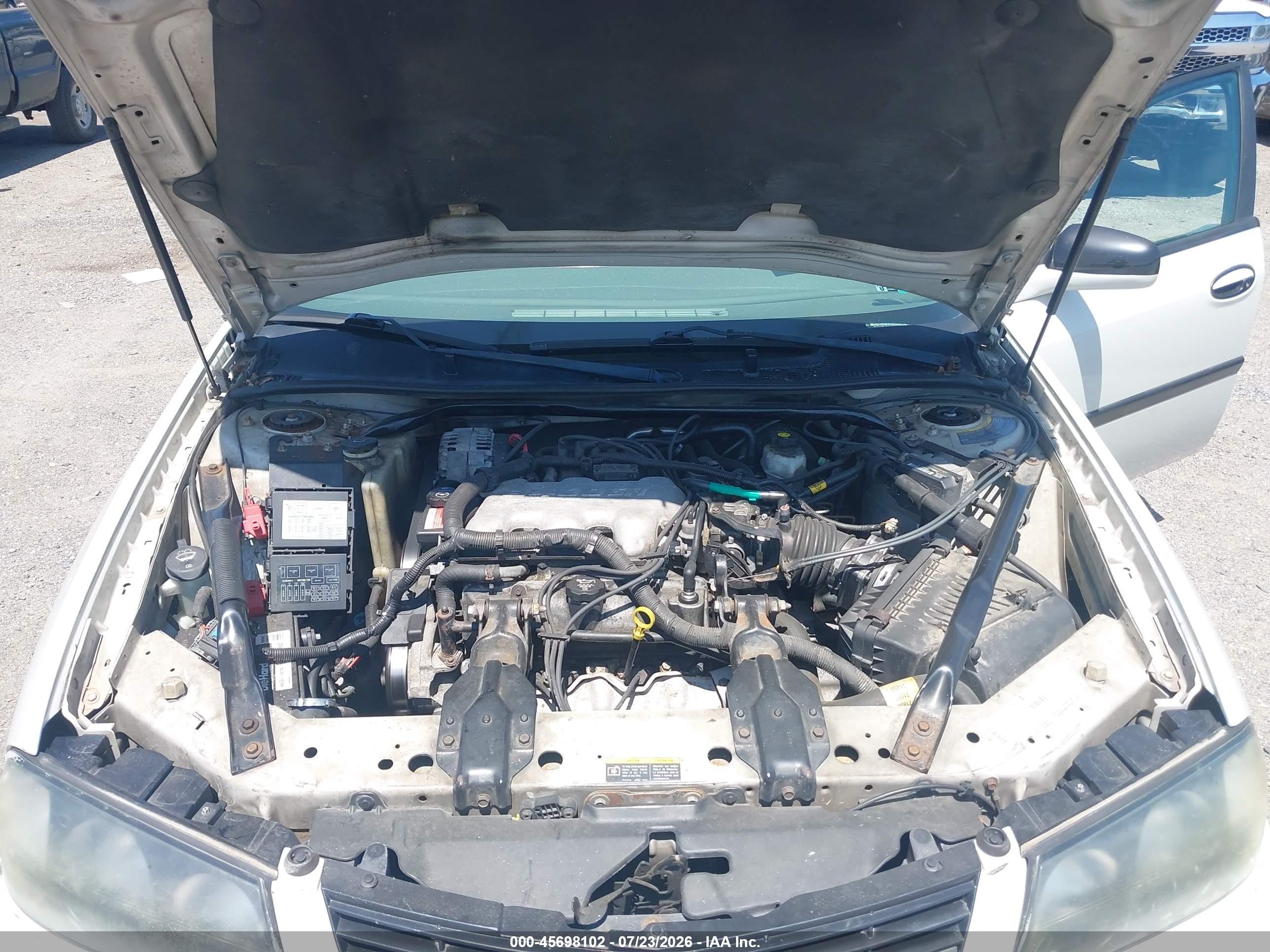 2003 Chevrolet Impala   Белый vin: 2G1WF52E139255371