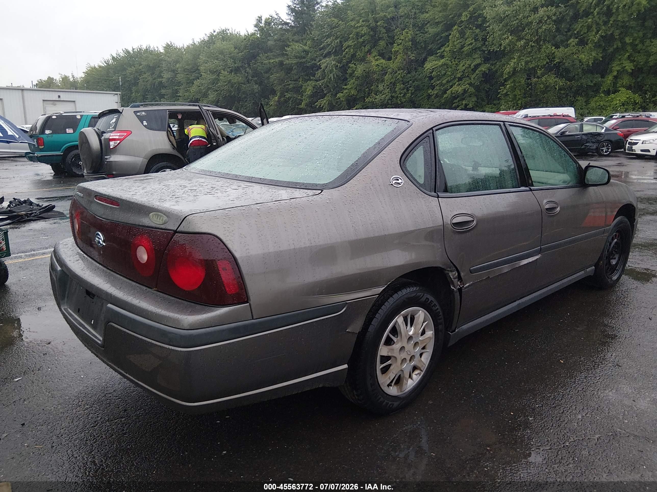 2003 Chevrolet Impala   Brown vin: 2G1WF52E139290699