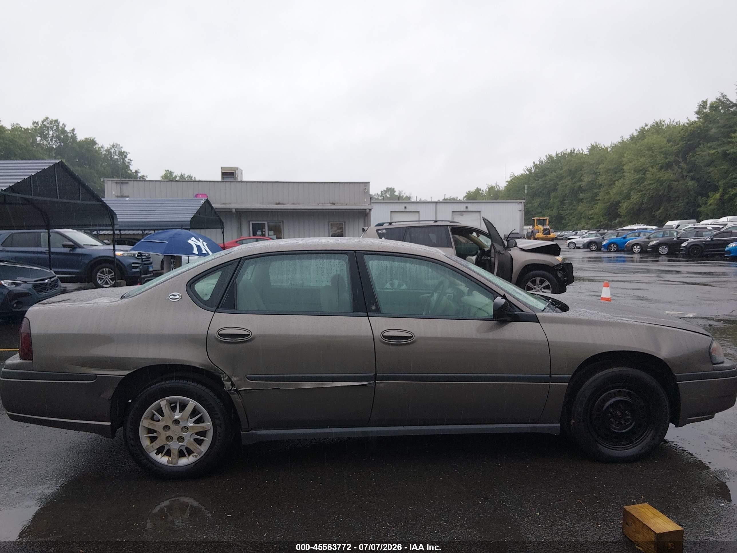 2003 Chevrolet Impala   Brown vin: 2G1WF52E139290699