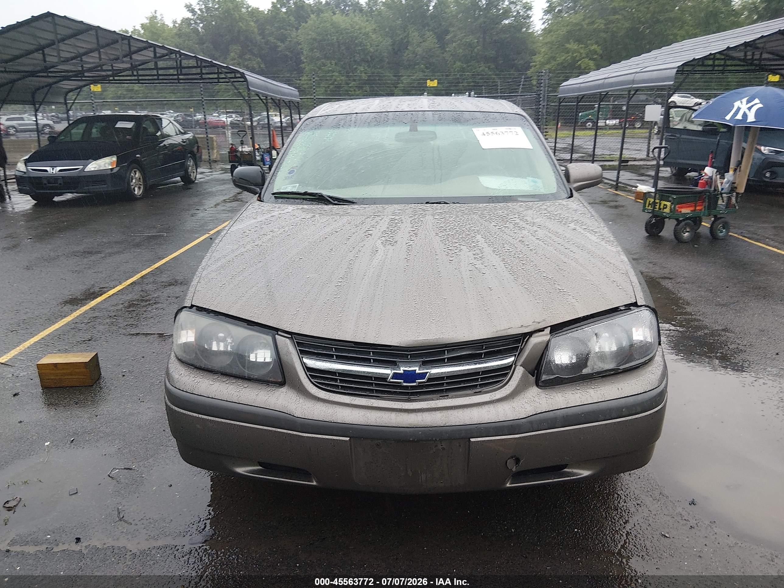 2003 Chevrolet Impala   Brown vin: 2G1WF52E139290699