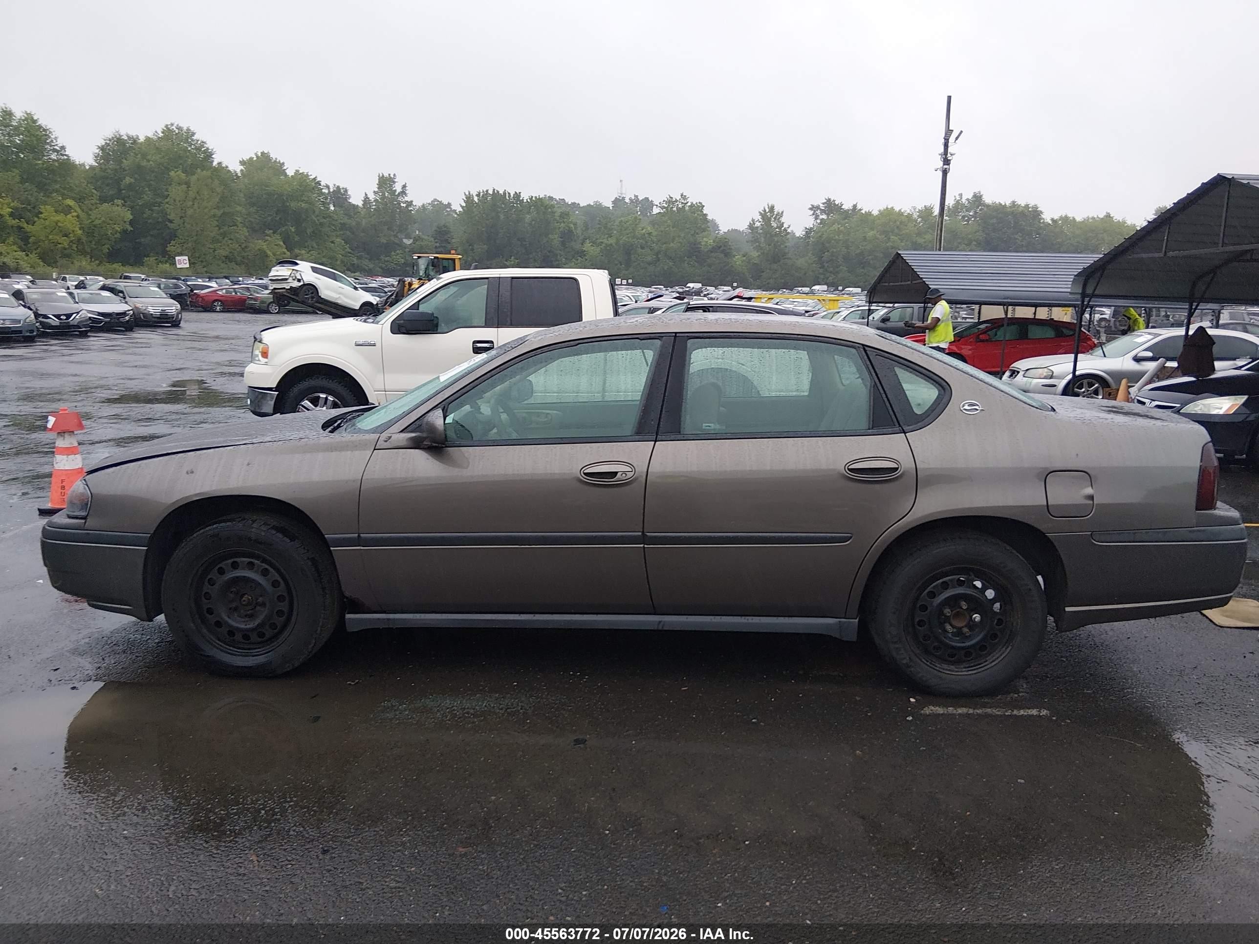 2003 Chevrolet Impala   Brown vin: 2G1WF52E139290699
