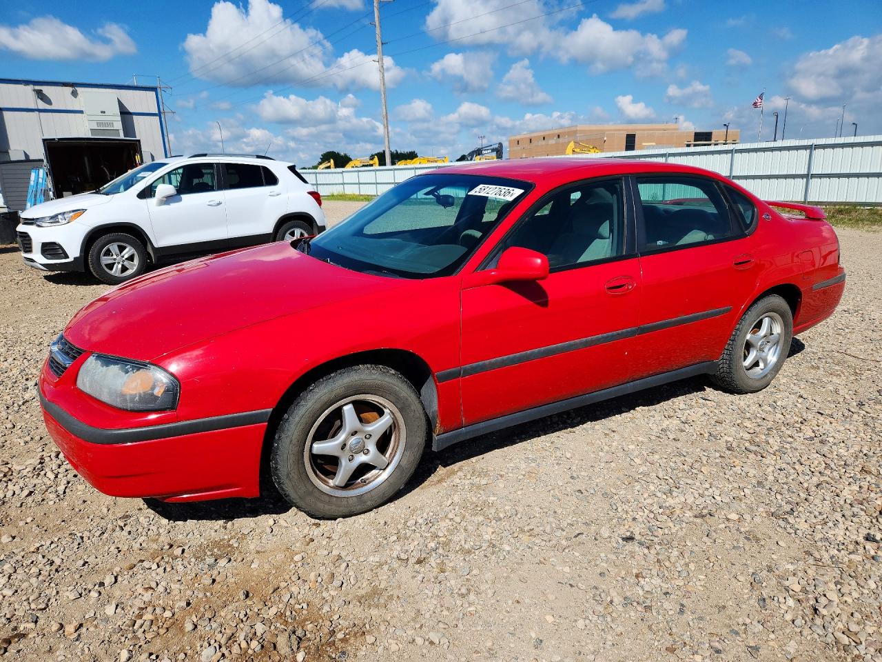 2004 Chevrolet Impala Red vin: 2G1WF52E149103544