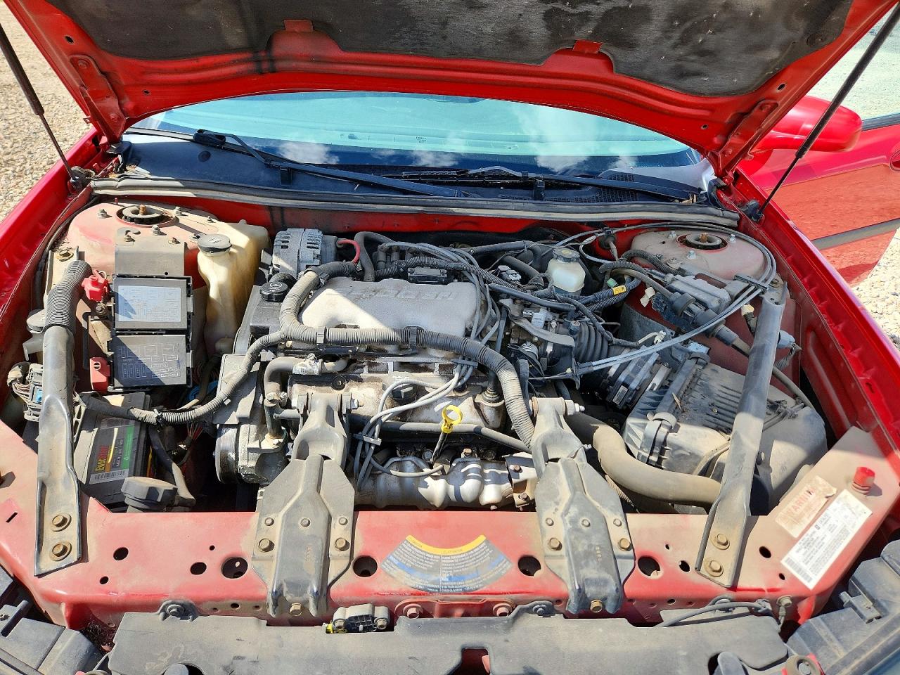 2004 Chevrolet Impala Red vin: 2G1WF52E149103544