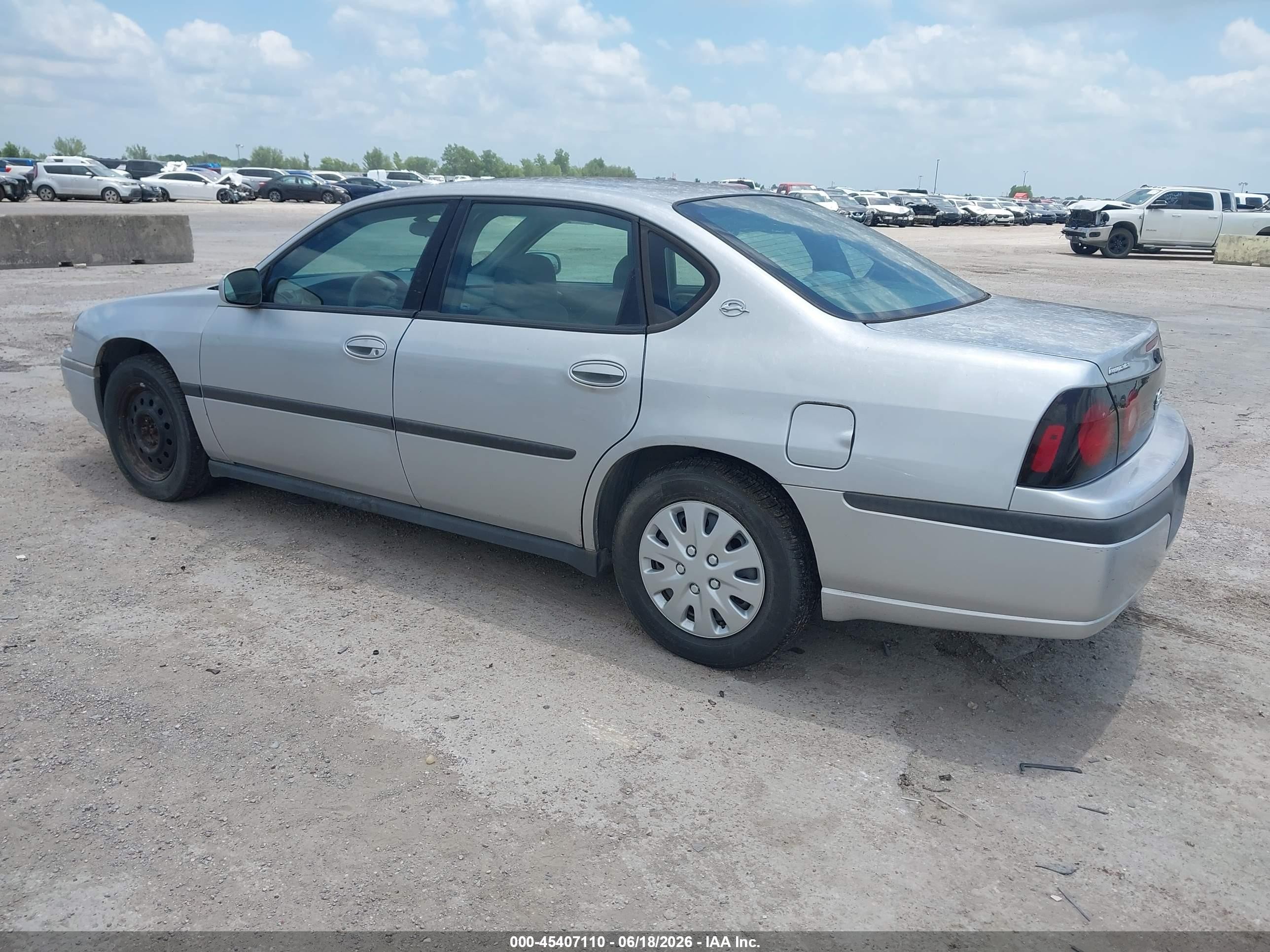 2004 Chevrolet Impala   Silver vin: 2G1WF52E149231928