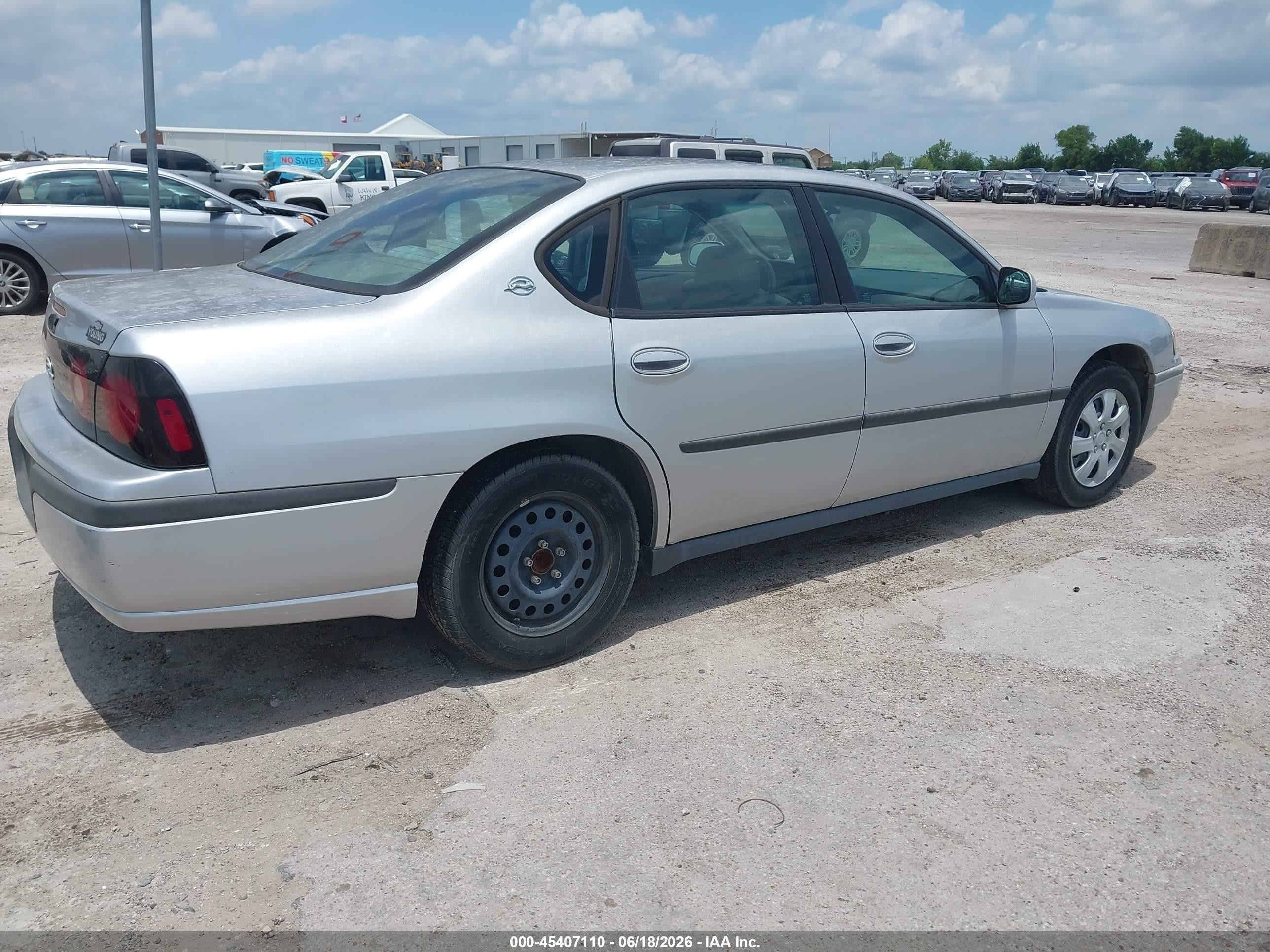 2004 Chevrolet Impala   Silver vin: 2G1WF52E149231928