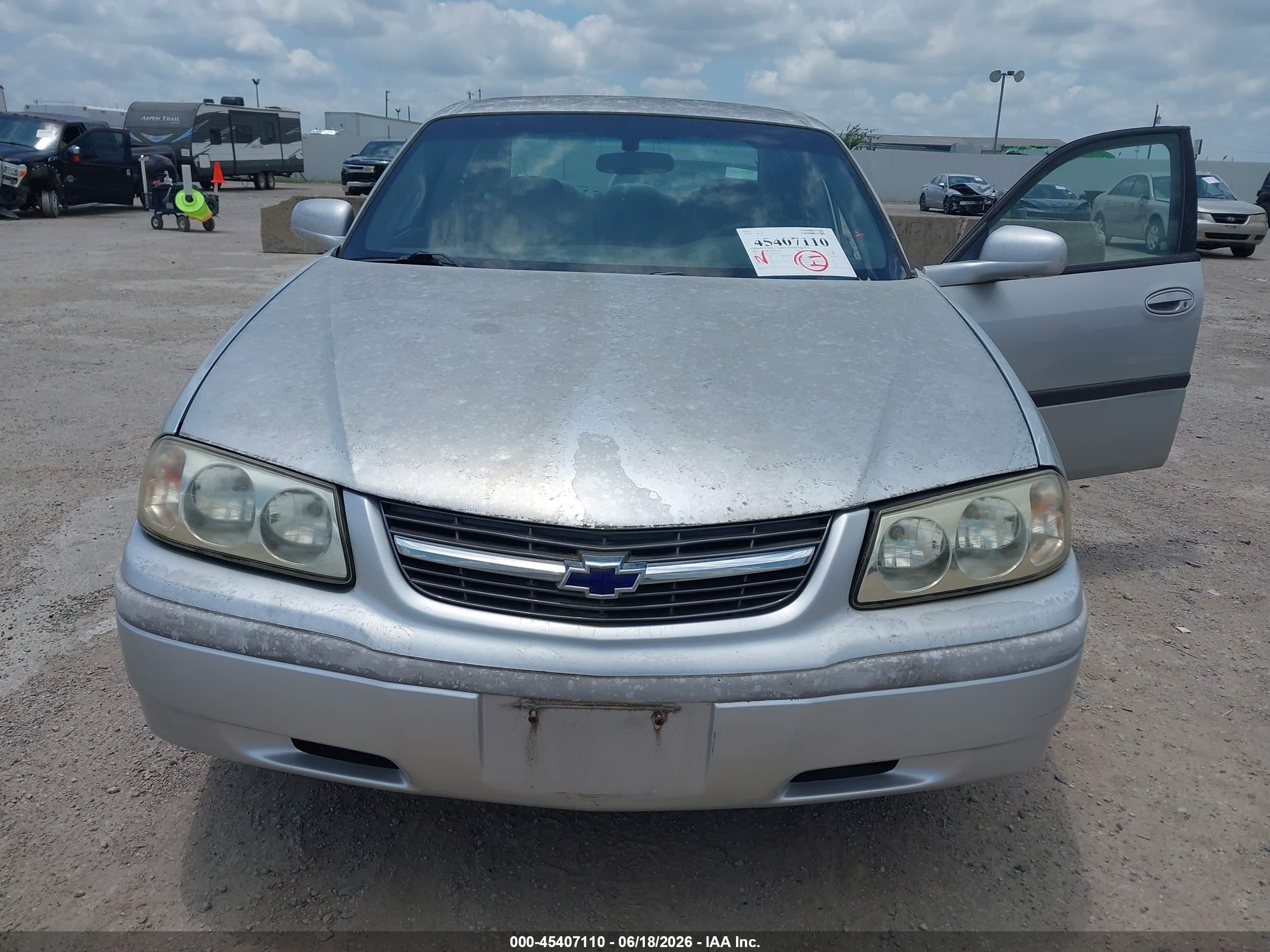 2004 Chevrolet Impala   Silver vin: 2G1WF52E149231928