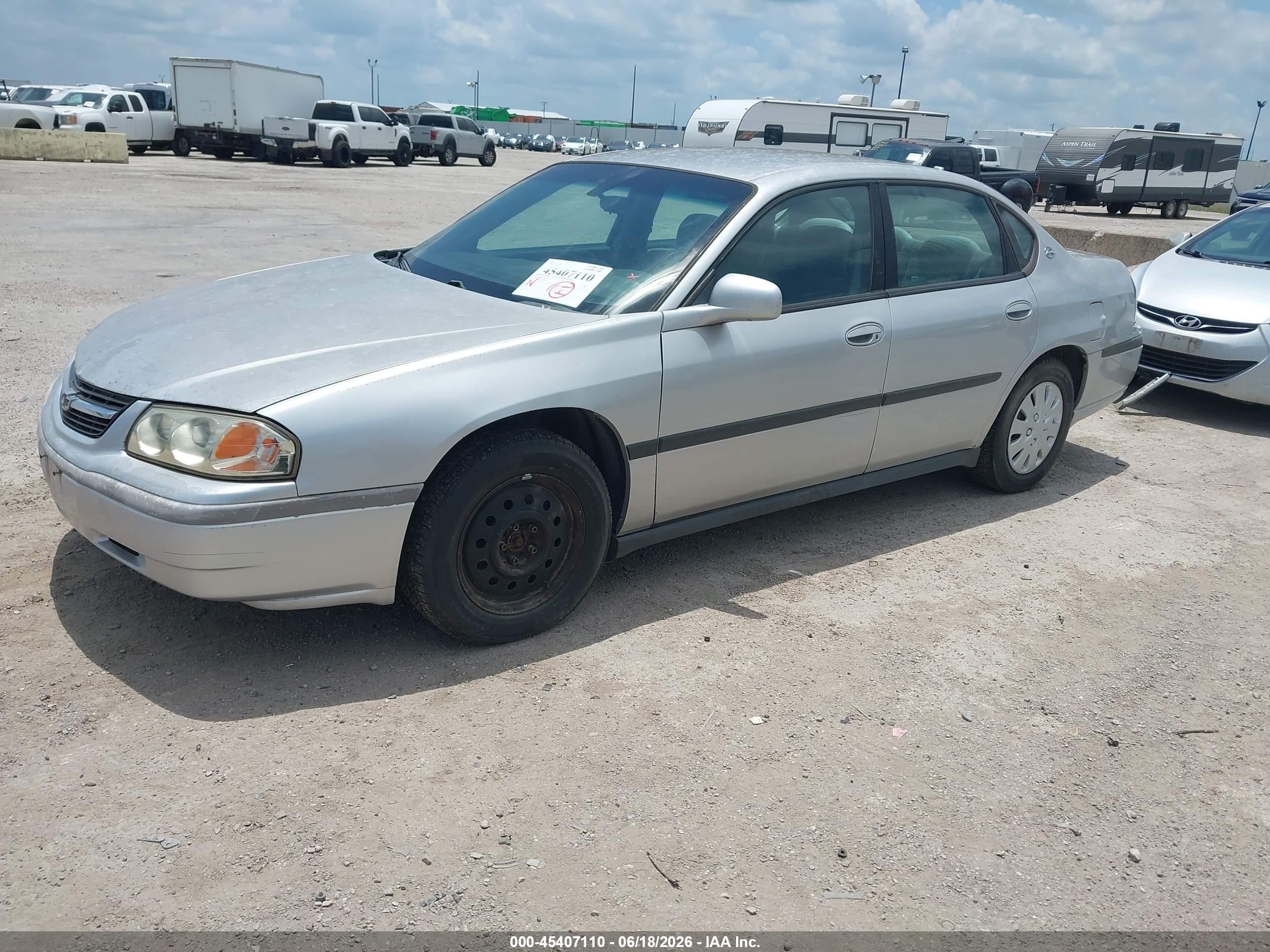 2004 Chevrolet Impala   Silver vin: 2G1WF52E149231928