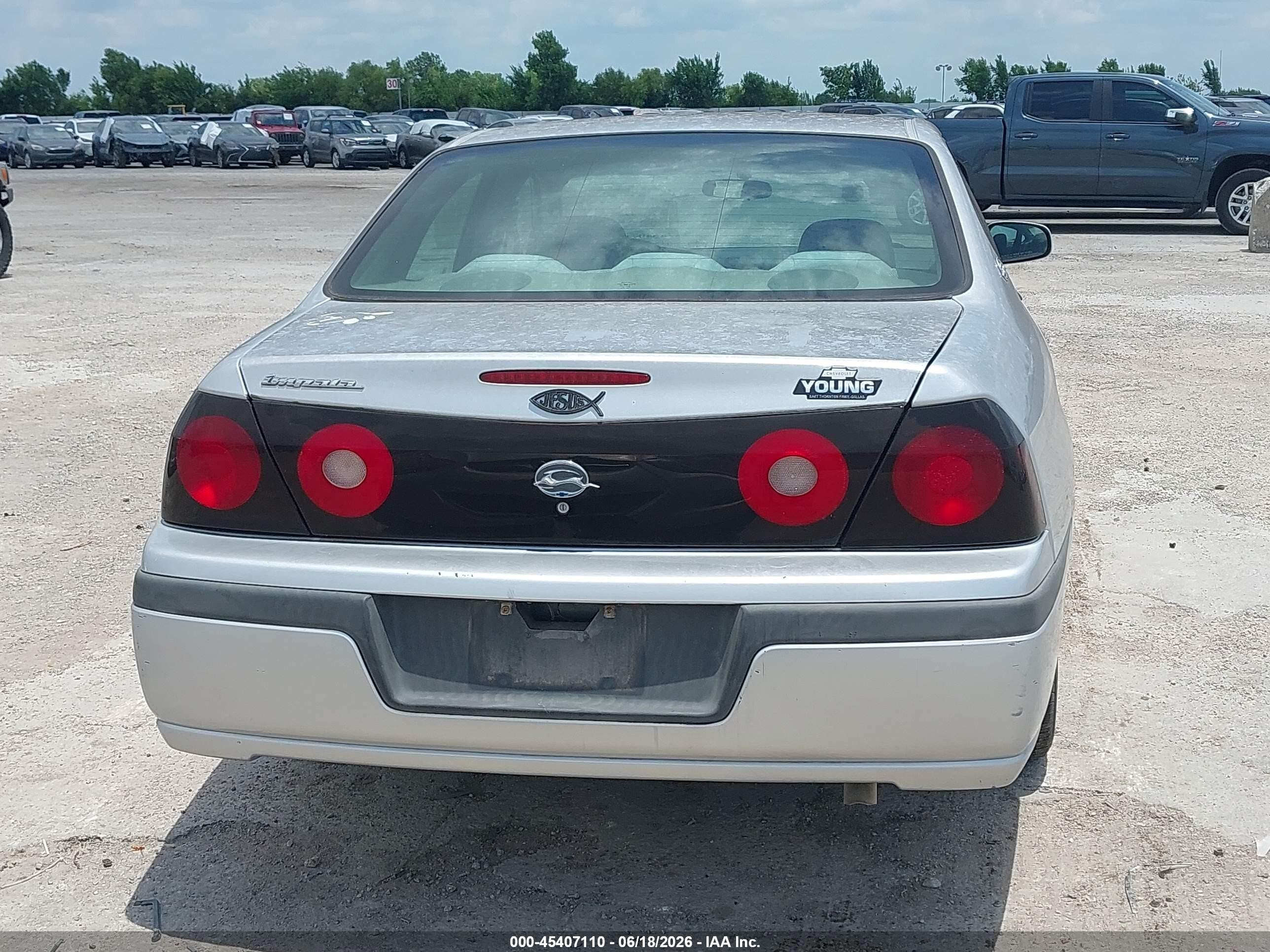 2004 Chevrolet Impala   Silver vin: 2G1WF52E149231928
