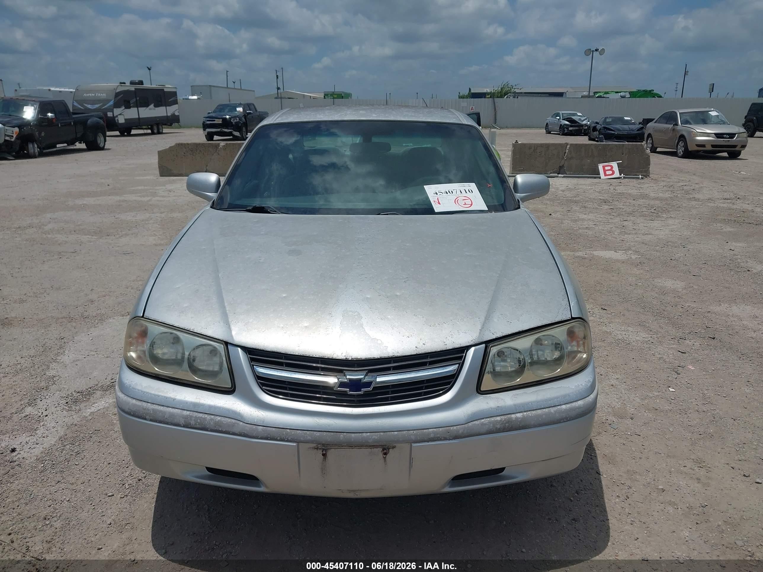 2004 Chevrolet Impala   Silver vin: 2G1WF52E149231928