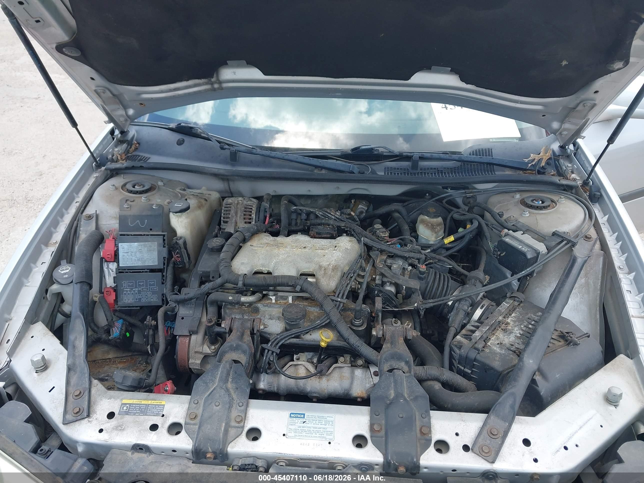 2004 Chevrolet Impala   Silver vin: 2G1WF52E149231928