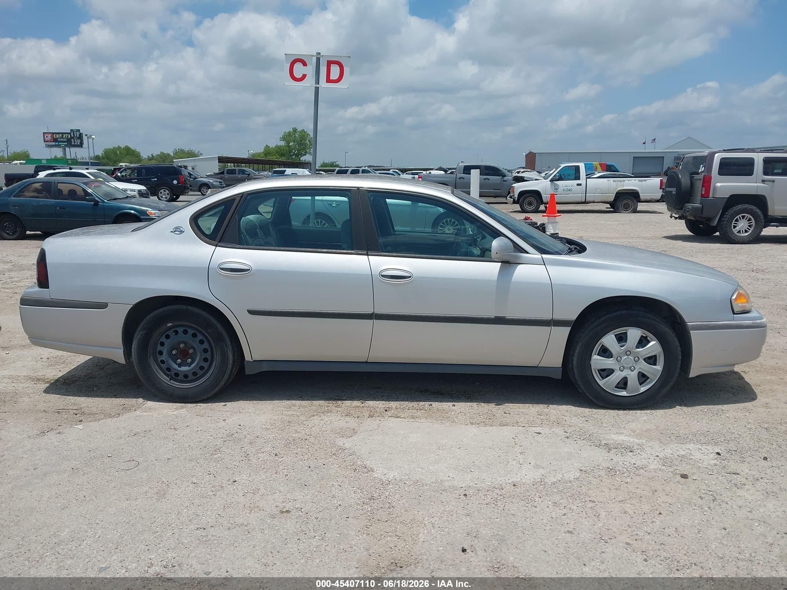 2004 Chevrolet Impala   Silver vin: 2G1WF52E149231928