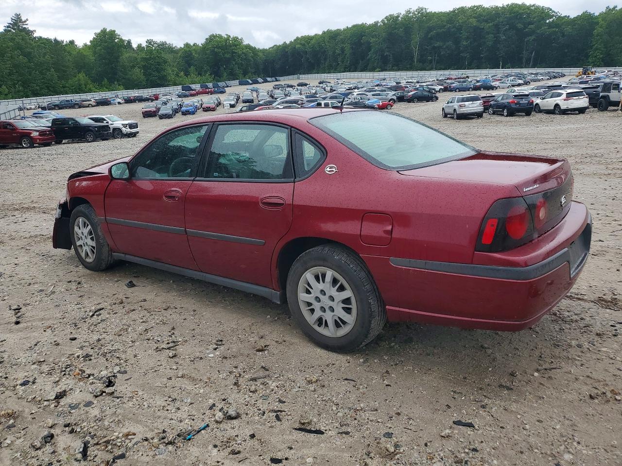 2005 Chevrolet Impala Red vin: 2G1WF52E159243465
