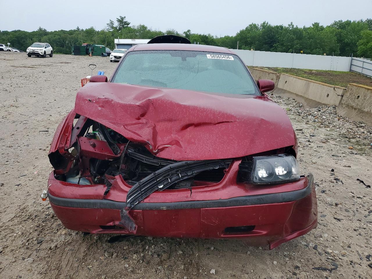2005 Chevrolet Impala Red vin: 2G1WF52E159243465
