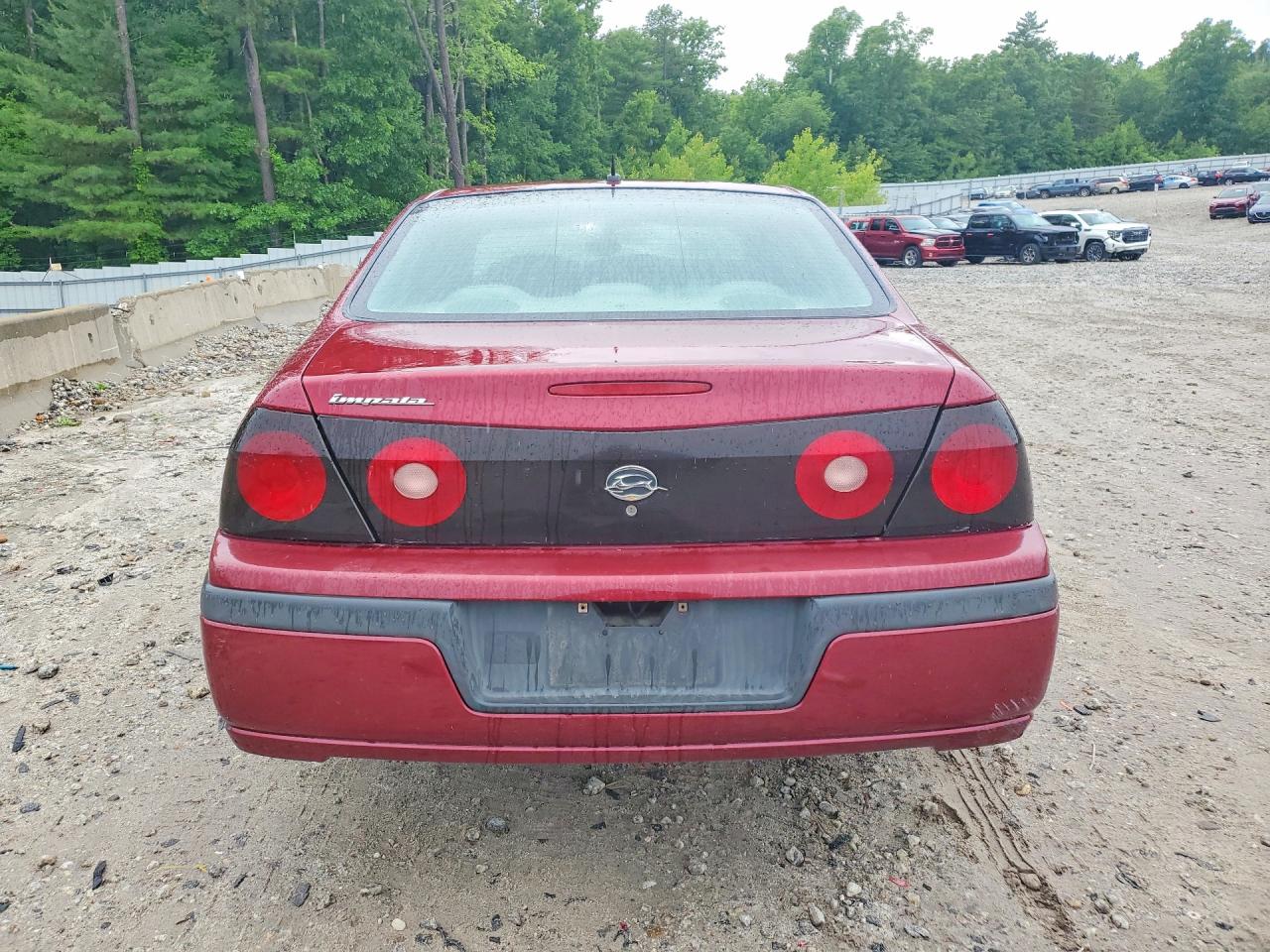 2005 Chevrolet Impala Red vin: 2G1WF52E159243465
