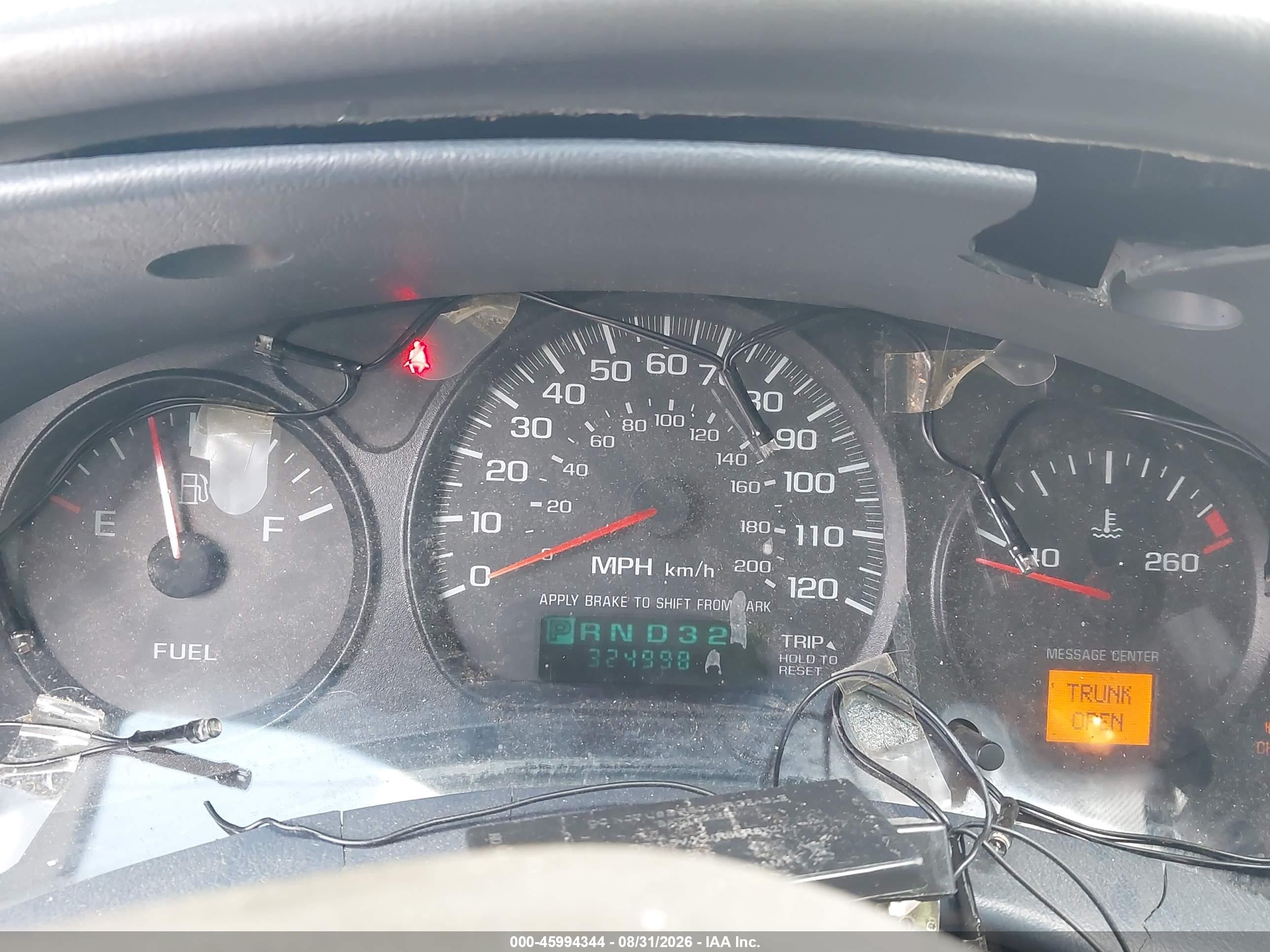 2005 Chevrolet Impala   Blue vin: 2G1WF52E159261187