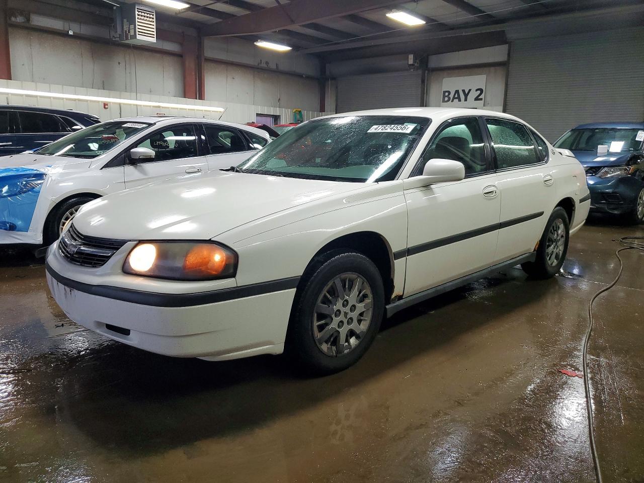 2005 Chevrolet Impala White vin: 2G1WF52E159355618