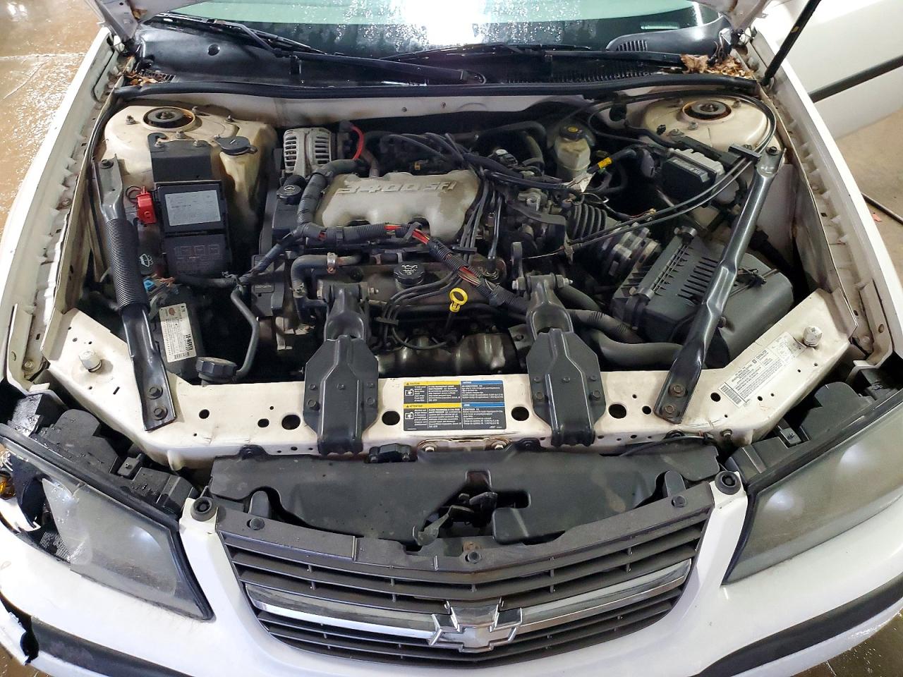 2005 Chevrolet Impala Белый vin: 2G1WF52E159355618