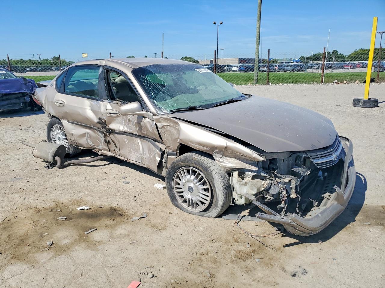2001 Chevrolet Impala Золотой vin: 2G1WF52E219185781
