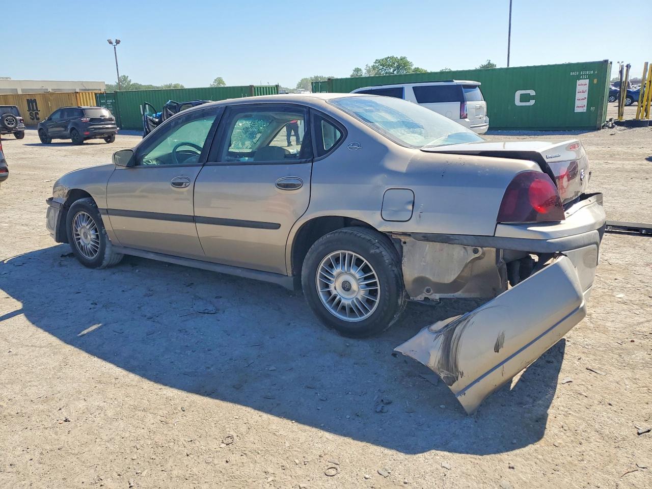 2001 Chevrolet Impala Золотой vin: 2G1WF52E219185781