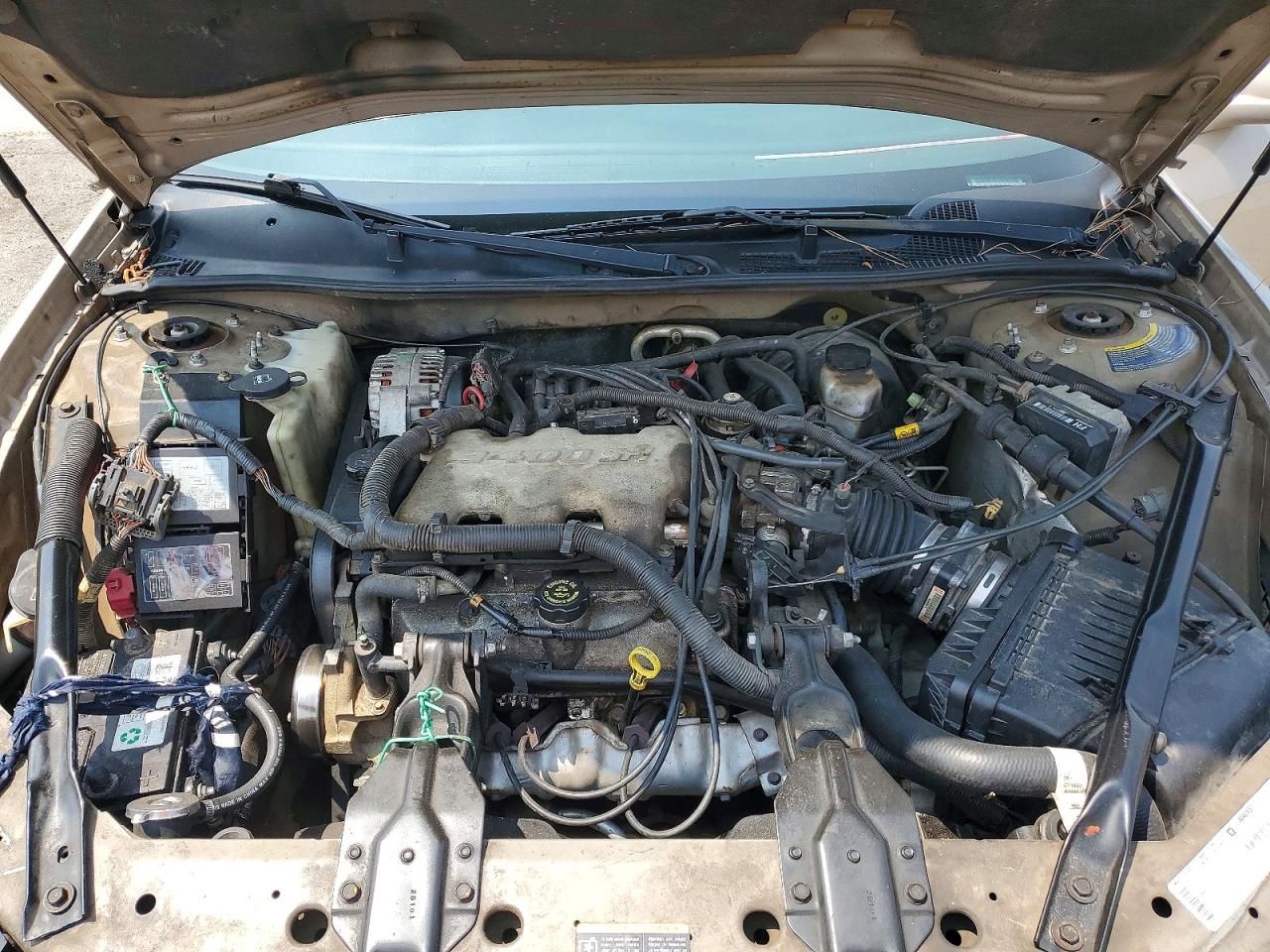 2002 Chevrolet Impala 4d Ls Tan vin: 2G1WF52E229205870