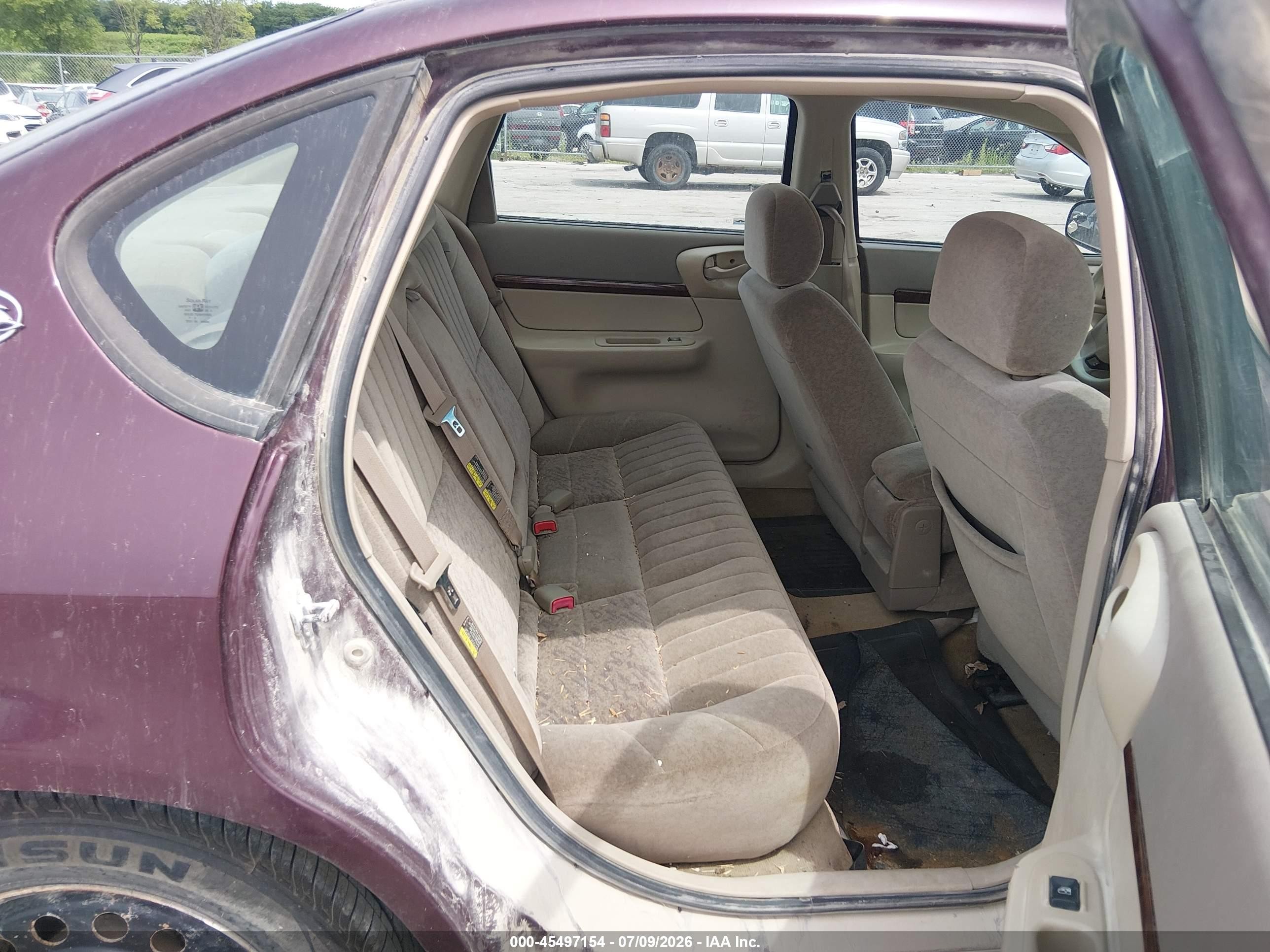 2003 Chevrolet Impala   Purple vin: 2G1WF52E239392125