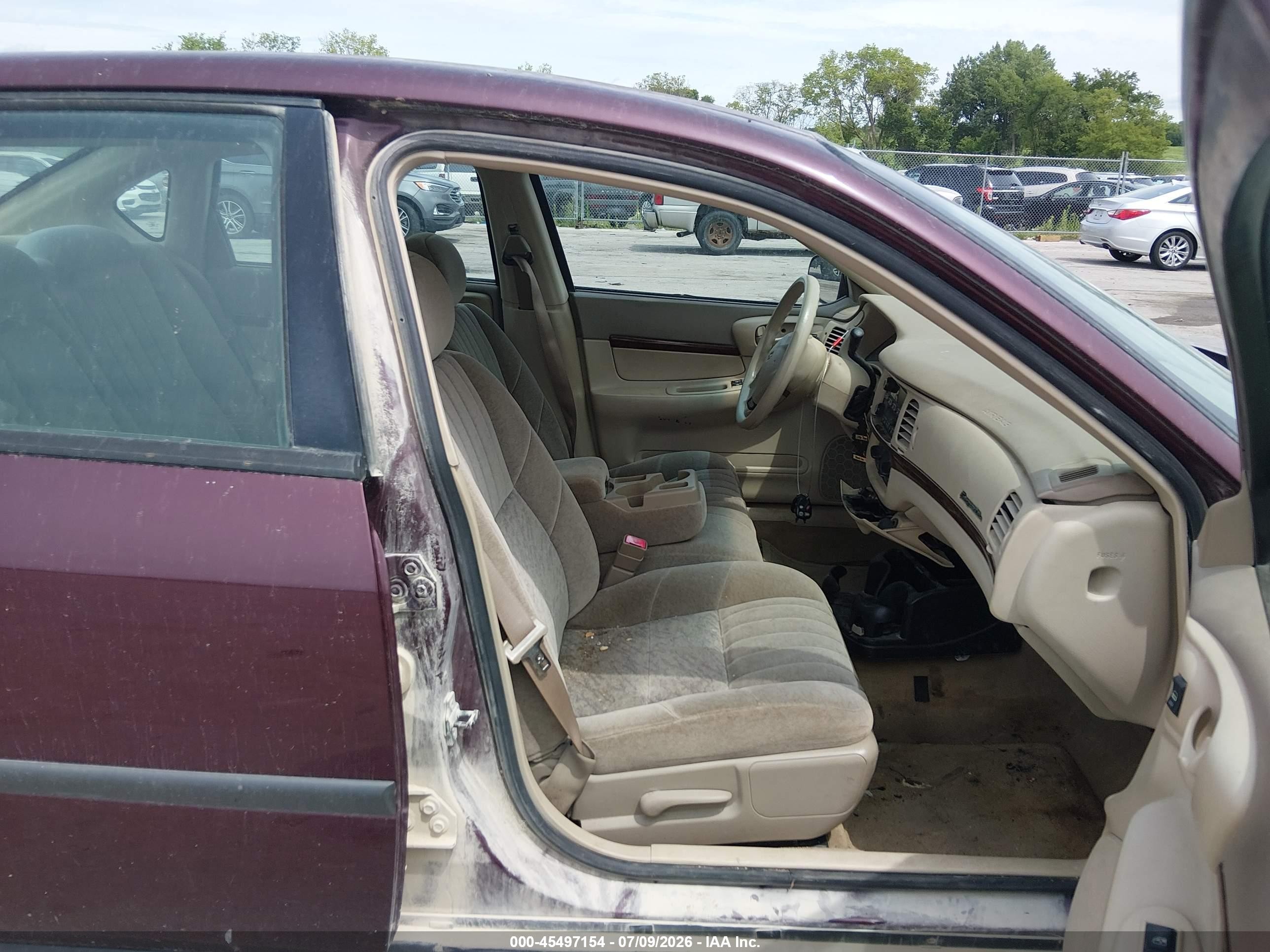 2003 Chevrolet Impala   Purple vin: 2G1WF52E239392125