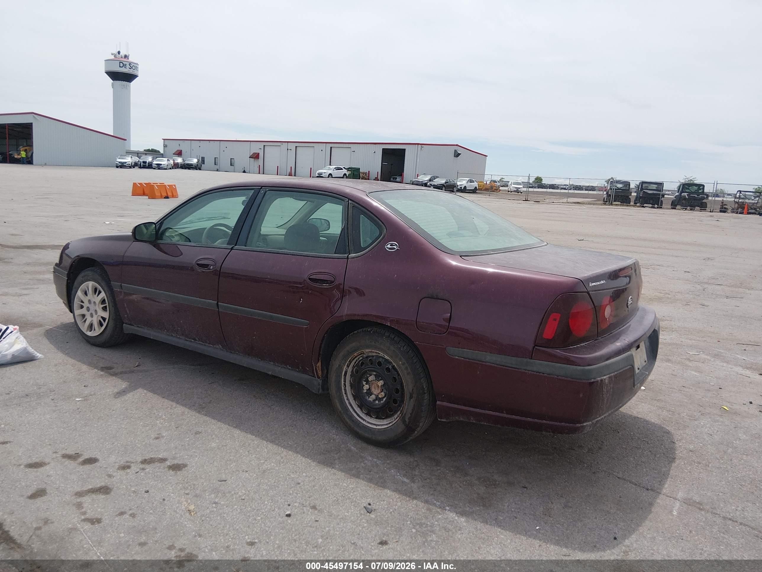 2003 Chevrolet Impala   Purple vin: 2G1WF52E239392125