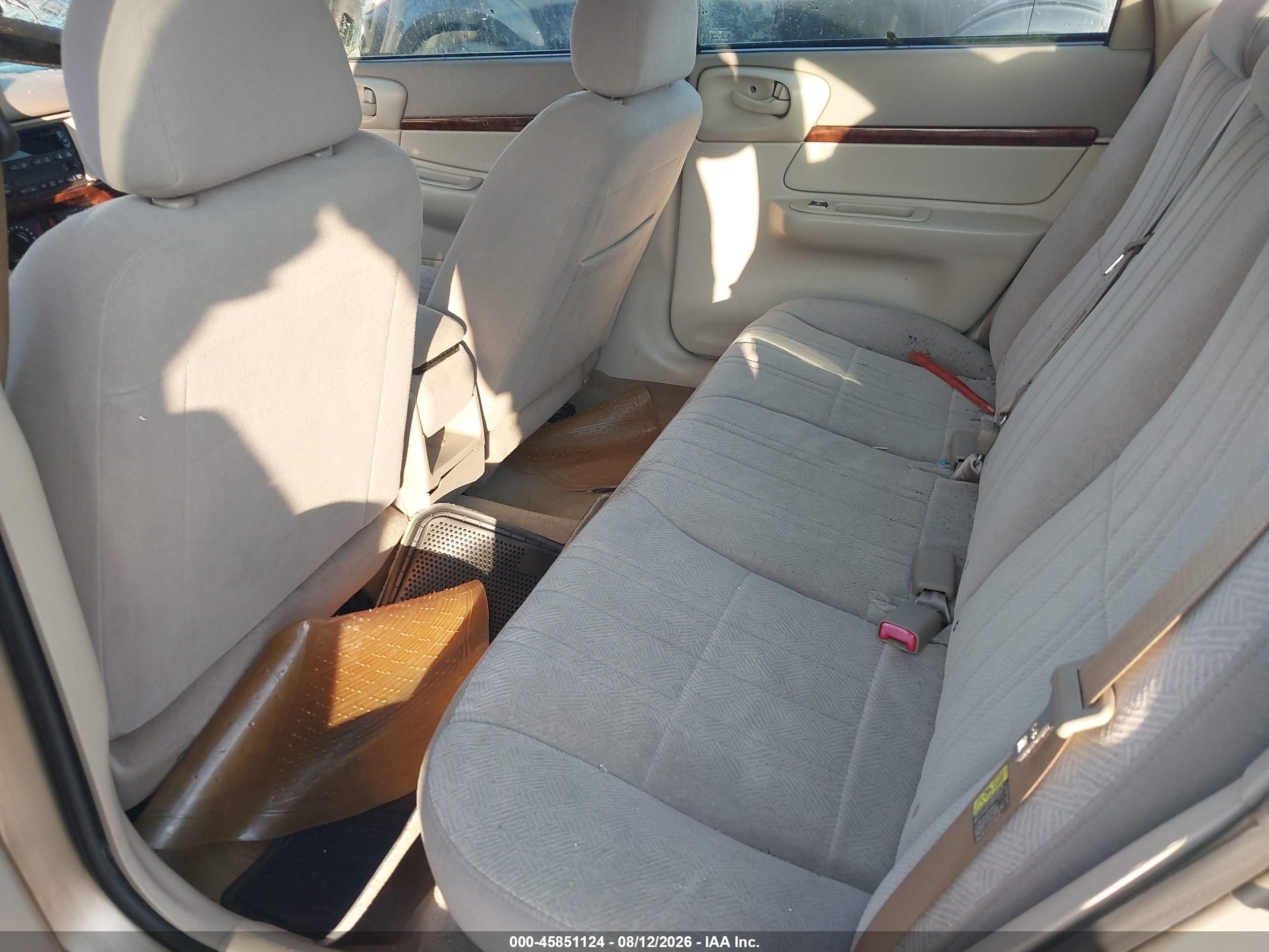 2004 Chevrolet Impala   Gold vin: 2G1WF52E249218296