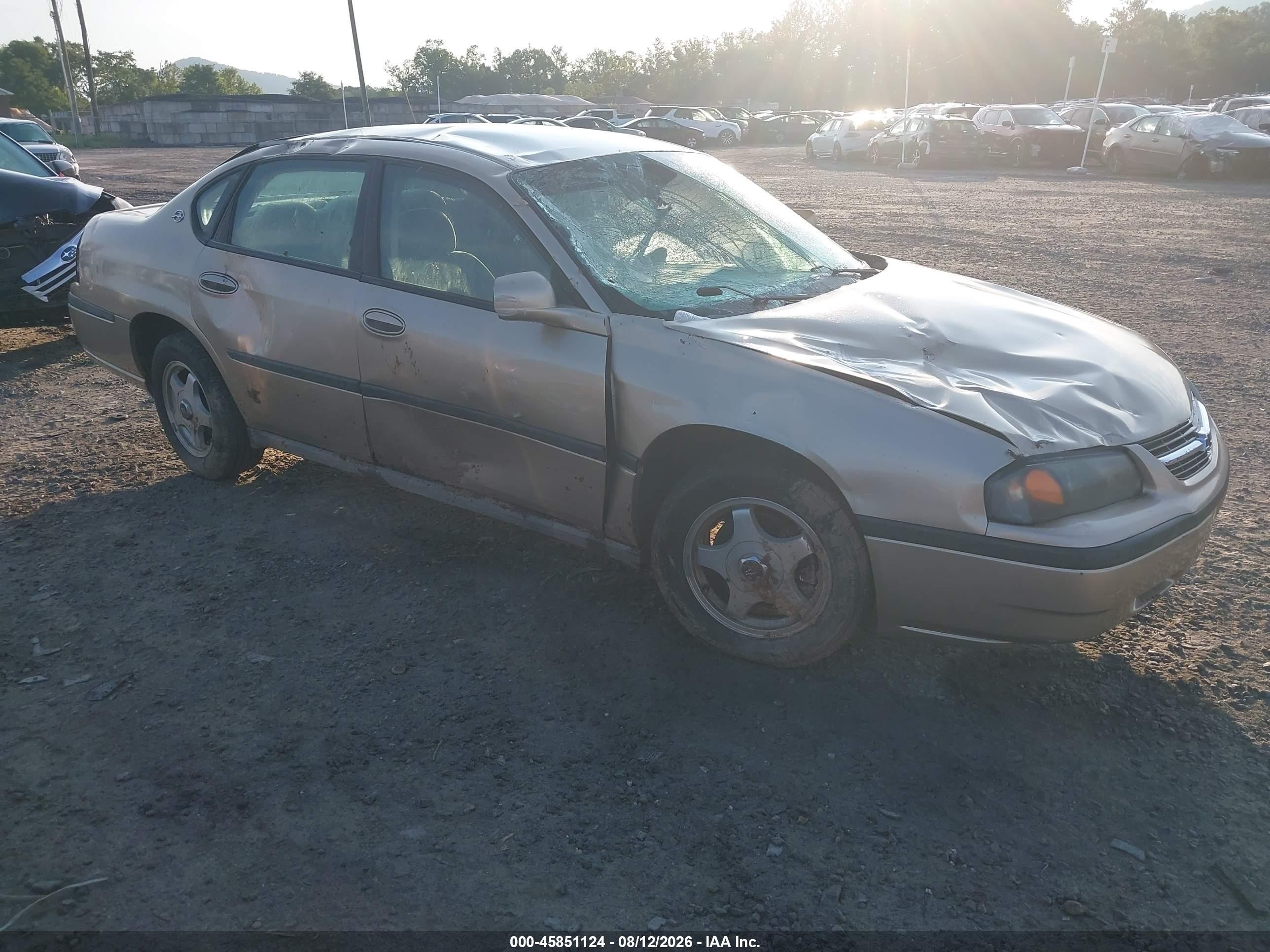 2004 Chevrolet Impala   Gold vin: 2G1WF52E249218296