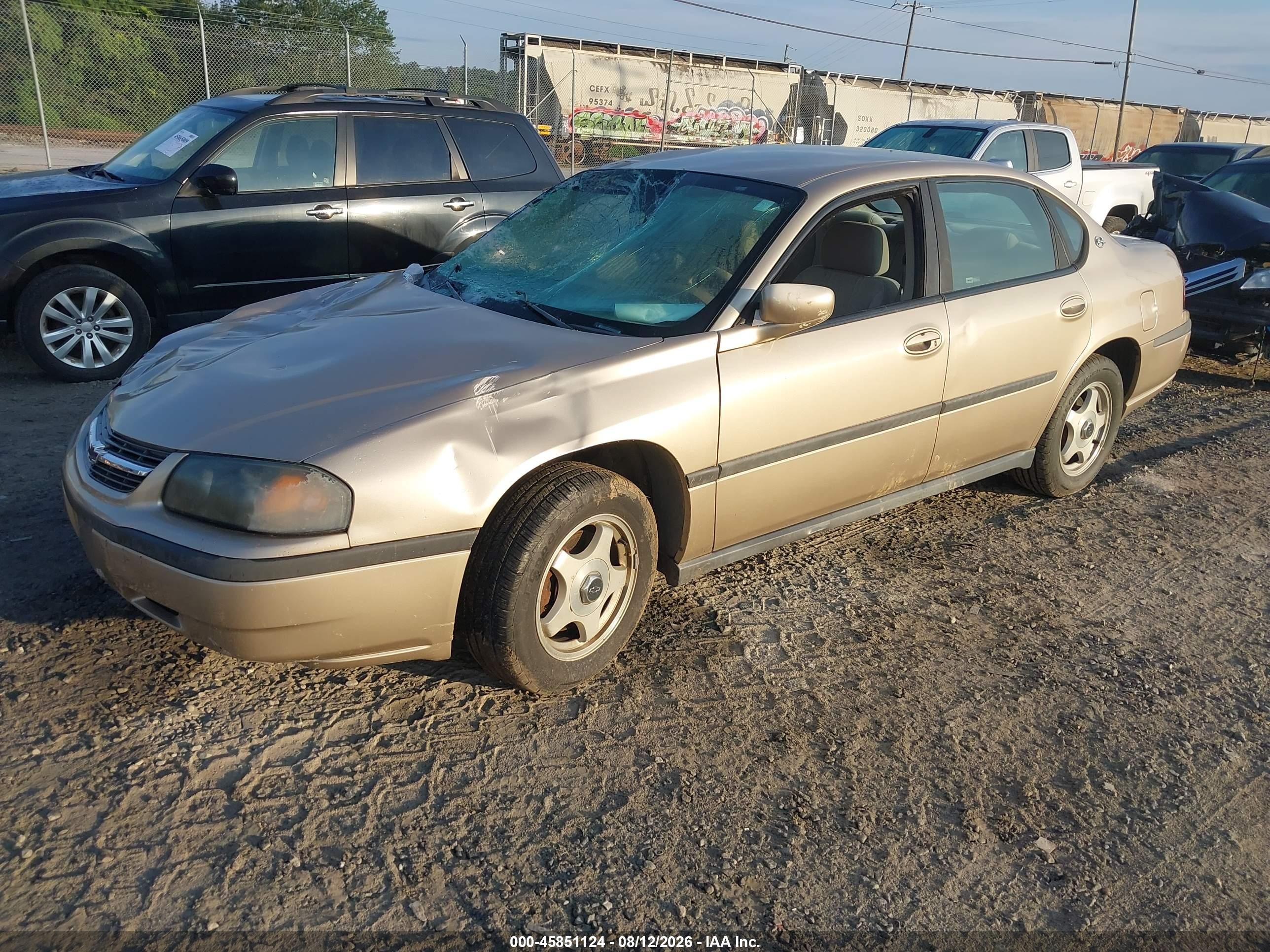 2004 Chevrolet Impala   Gold vin: 2G1WF52E249218296