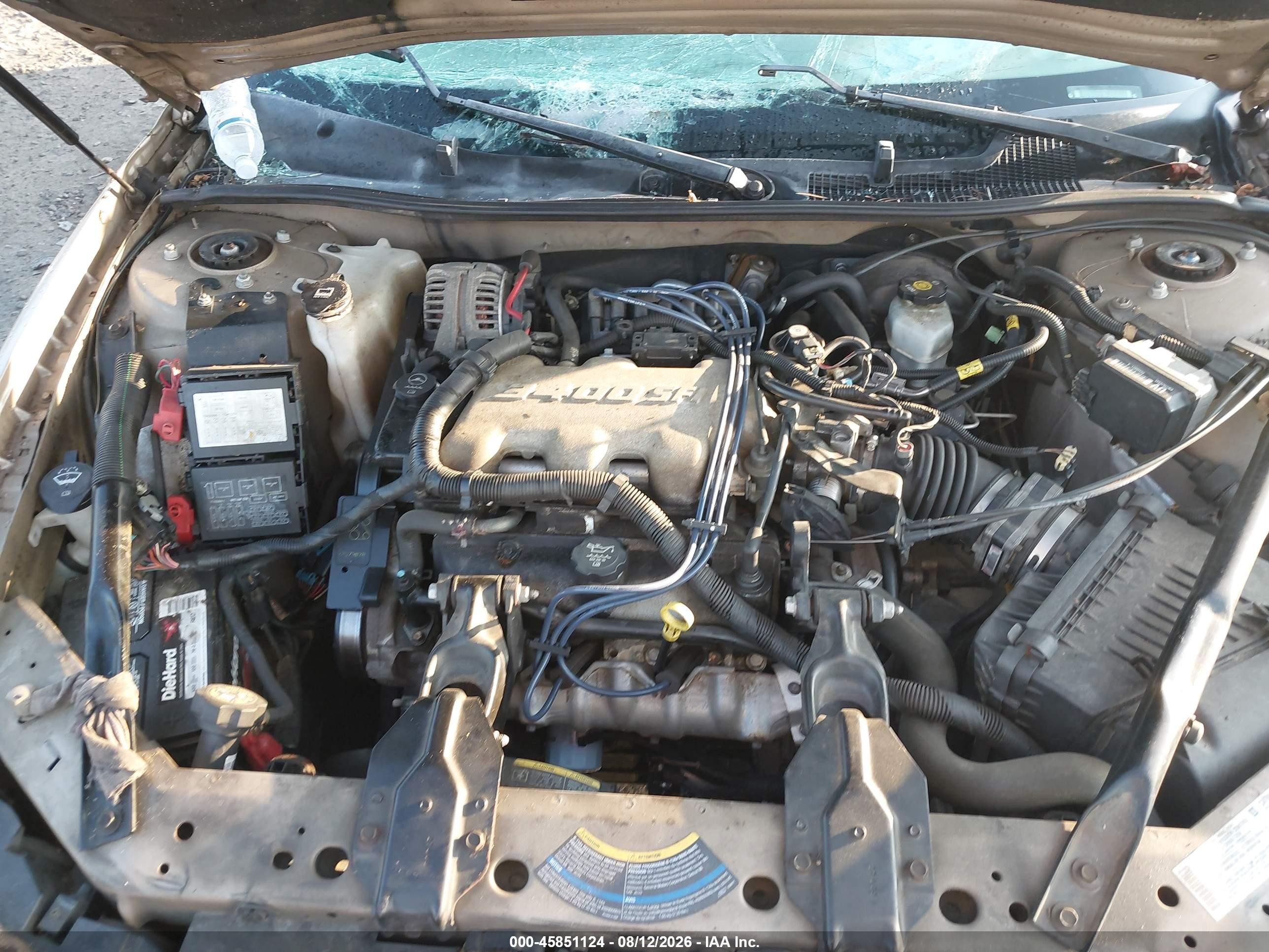 2004 Chevrolet Impala   Gold vin: 2G1WF52E249218296