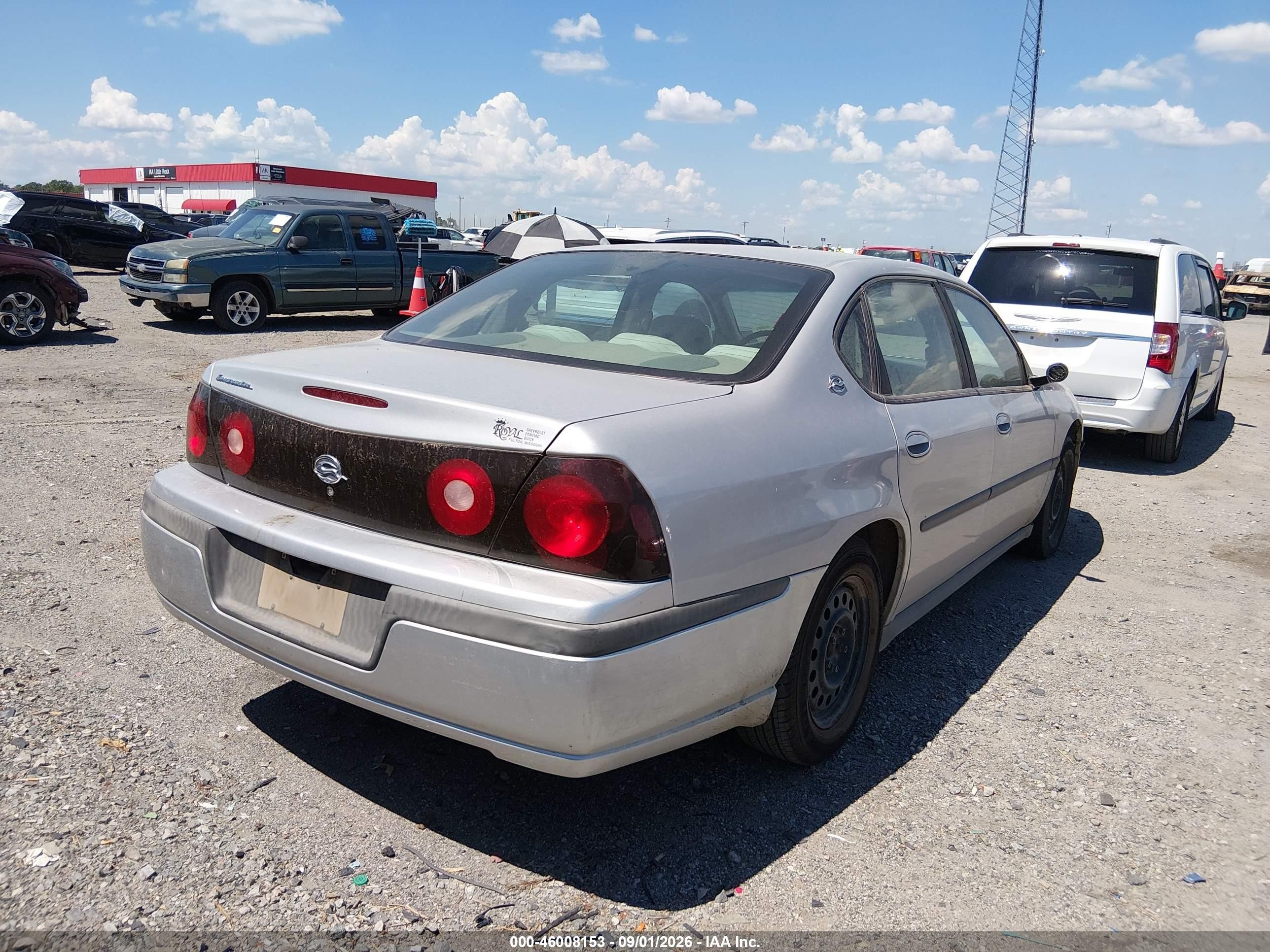 2004 Chevrolet Impala   Silver vin: 2G1WF52E249292740
