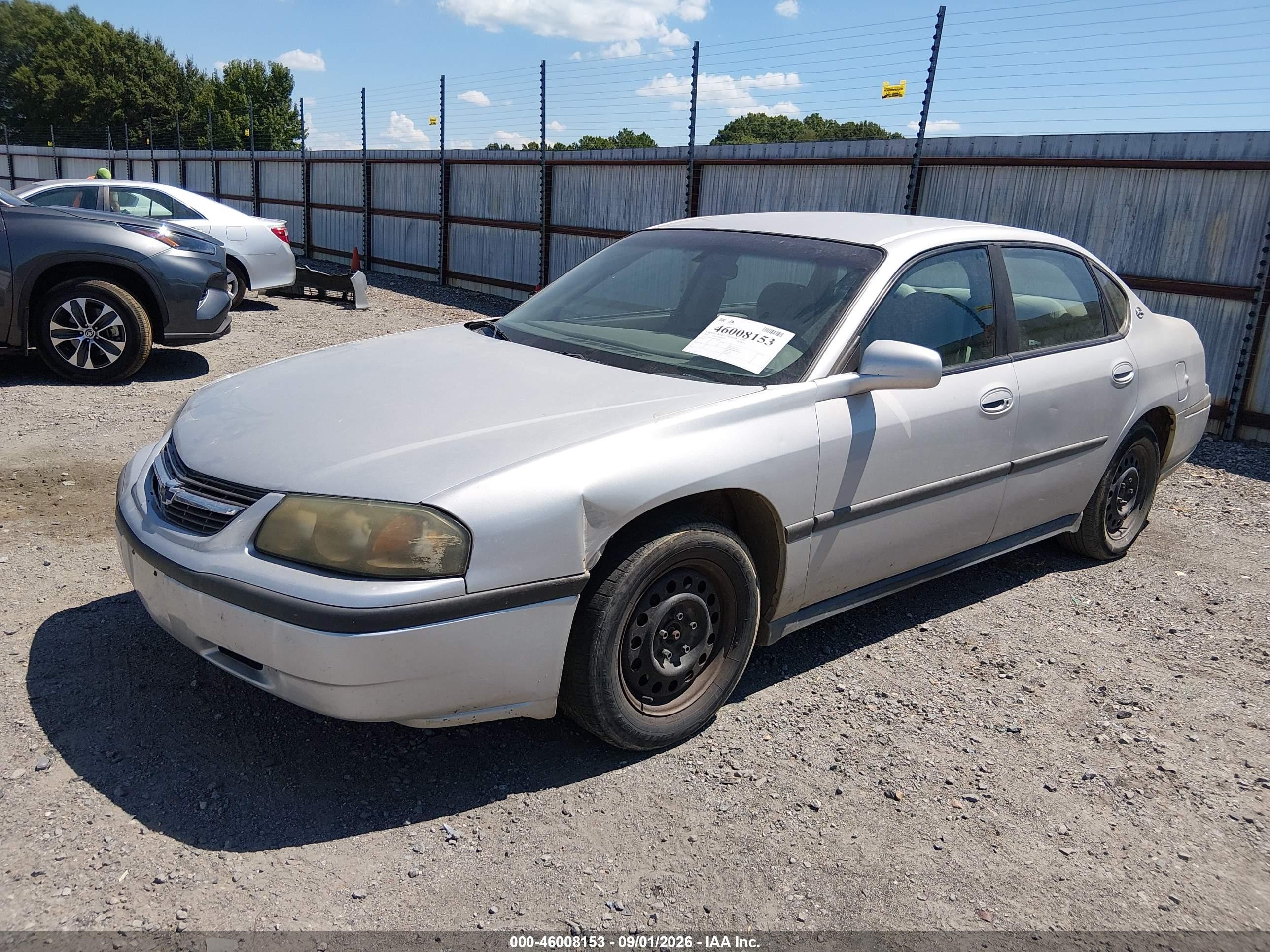 2004 Chevrolet Impala   Silver vin: 2G1WF52E249292740