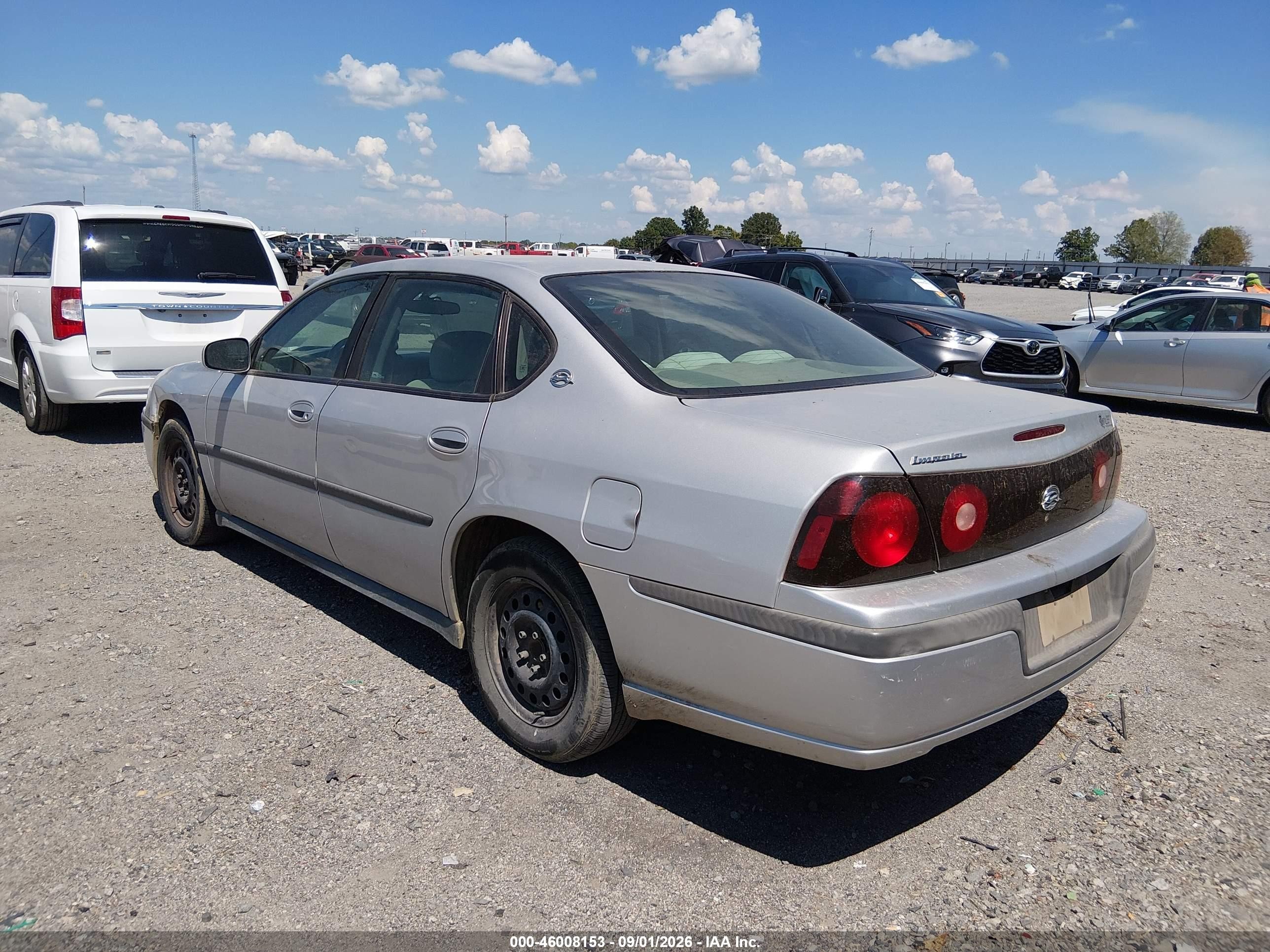 2004 Chevrolet Impala   Silver vin: 2G1WF52E249292740