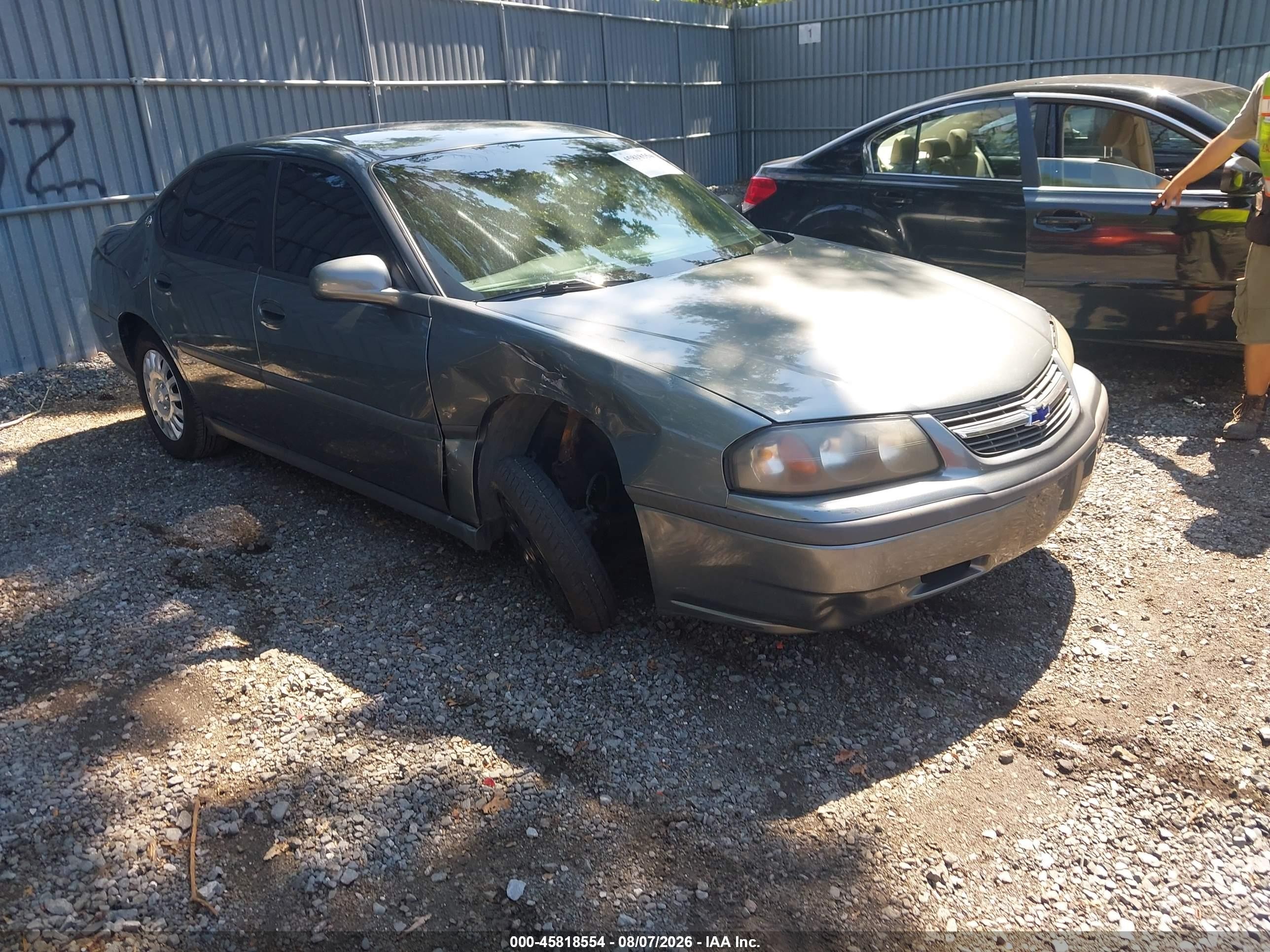 2004 Chevrolet Impala   Gray vin: 2G1WF52E249299381