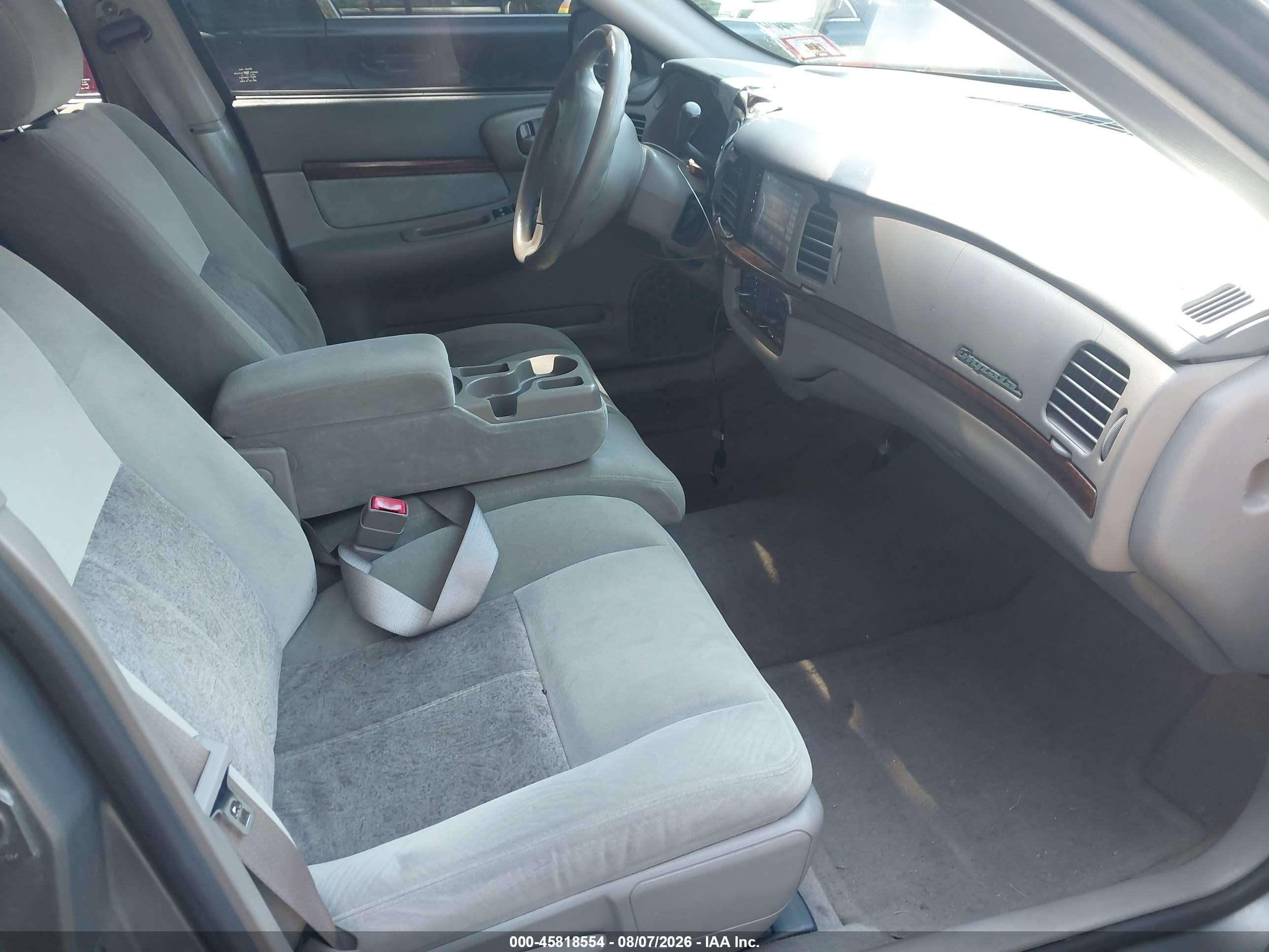 2004 Chevrolet Impala   Gray vin: 2G1WF52E249299381